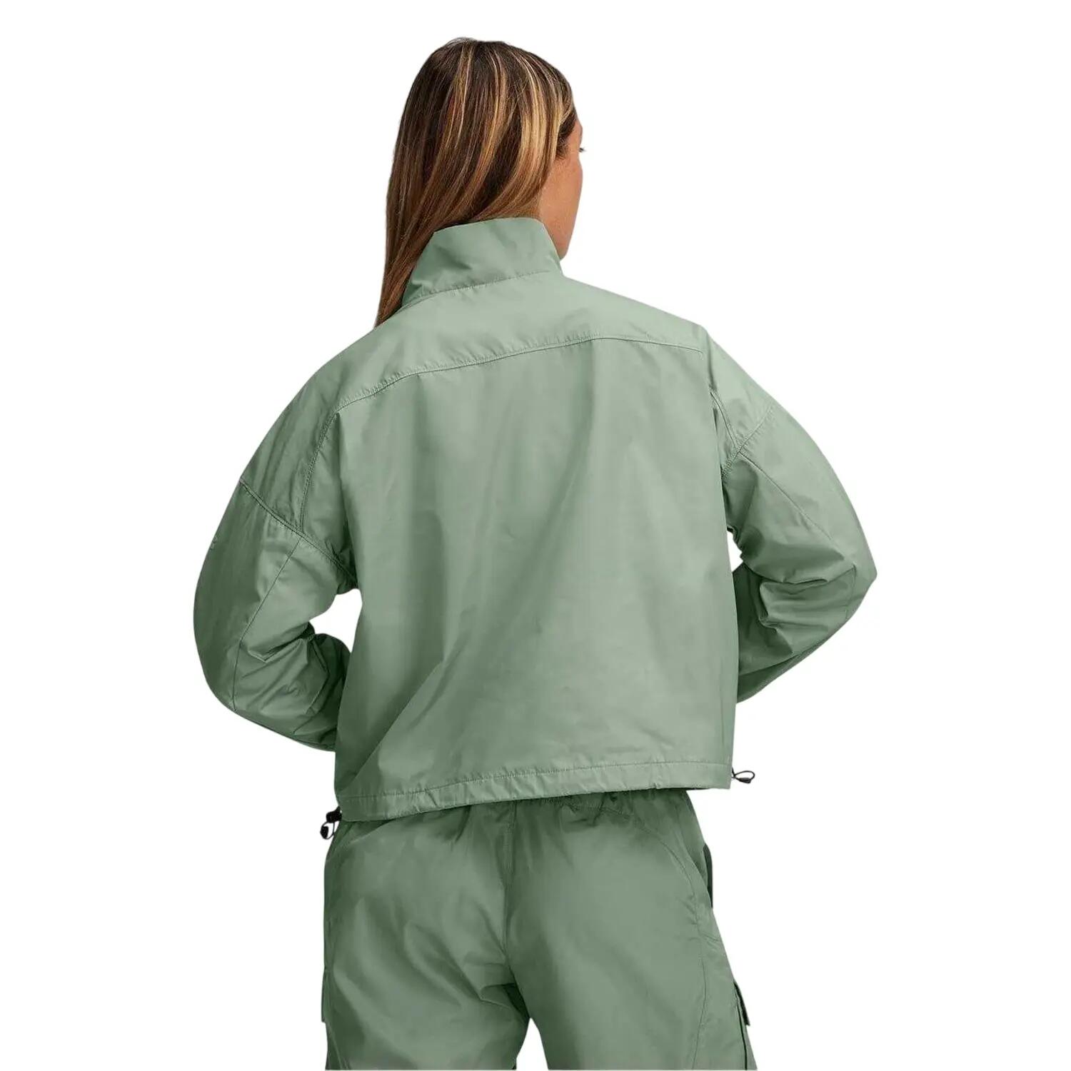Giacca A Vento Tessuto Prestazione Spalla Cadente Donna Under Armour Verde 3/3