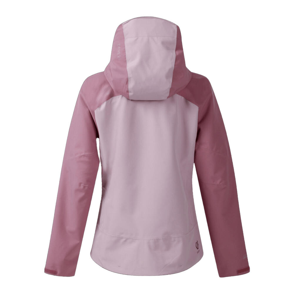 Veste Imperméable À Capuche TORREK Femme (Rose Pâle / Rose) 2/4