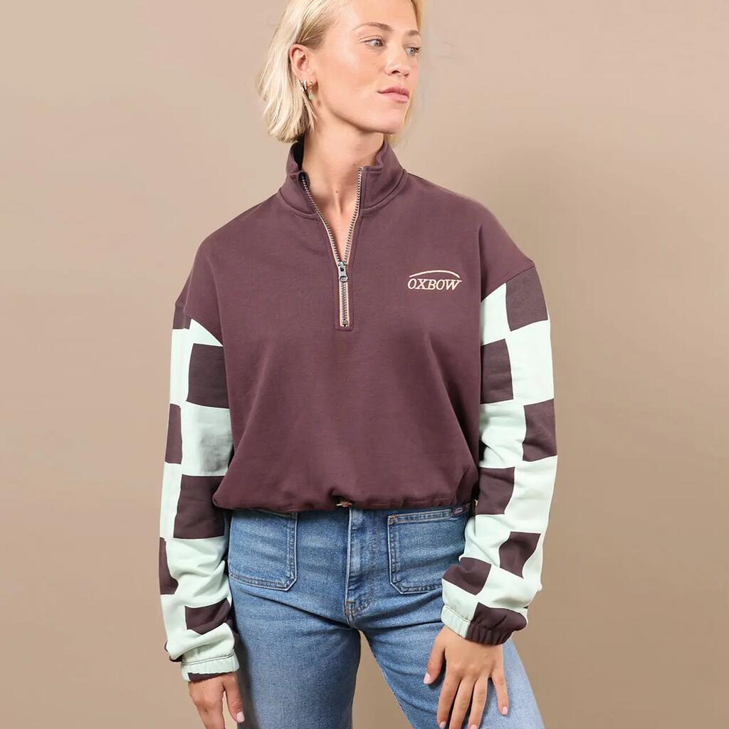 Zipped sweatshirt SLIDES