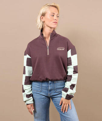 Sweatshirt met rits slides