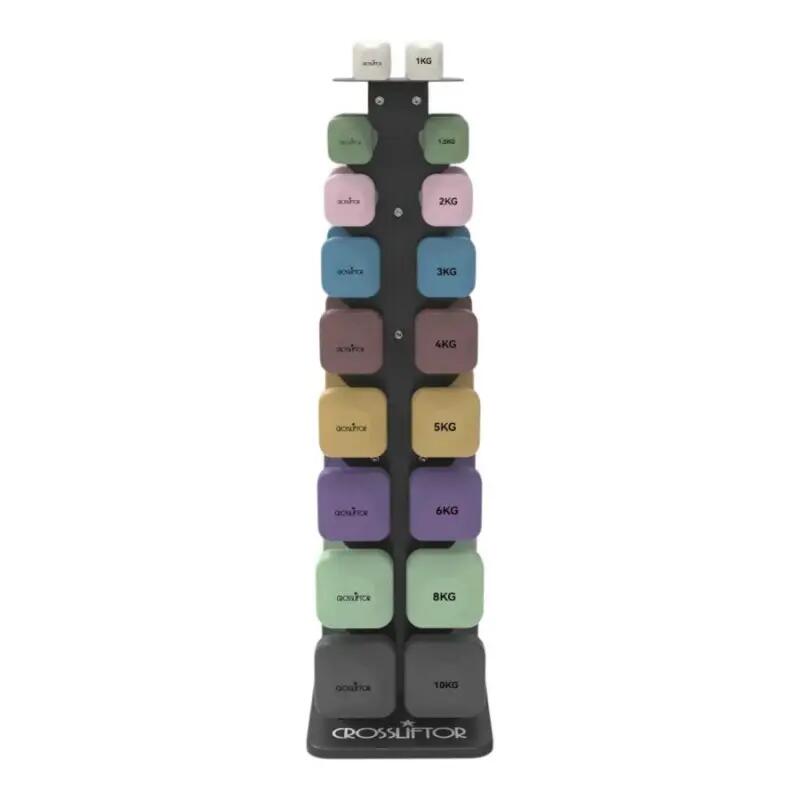 Mancuernas Cuadradas PVC - Par 5 kg 2/2