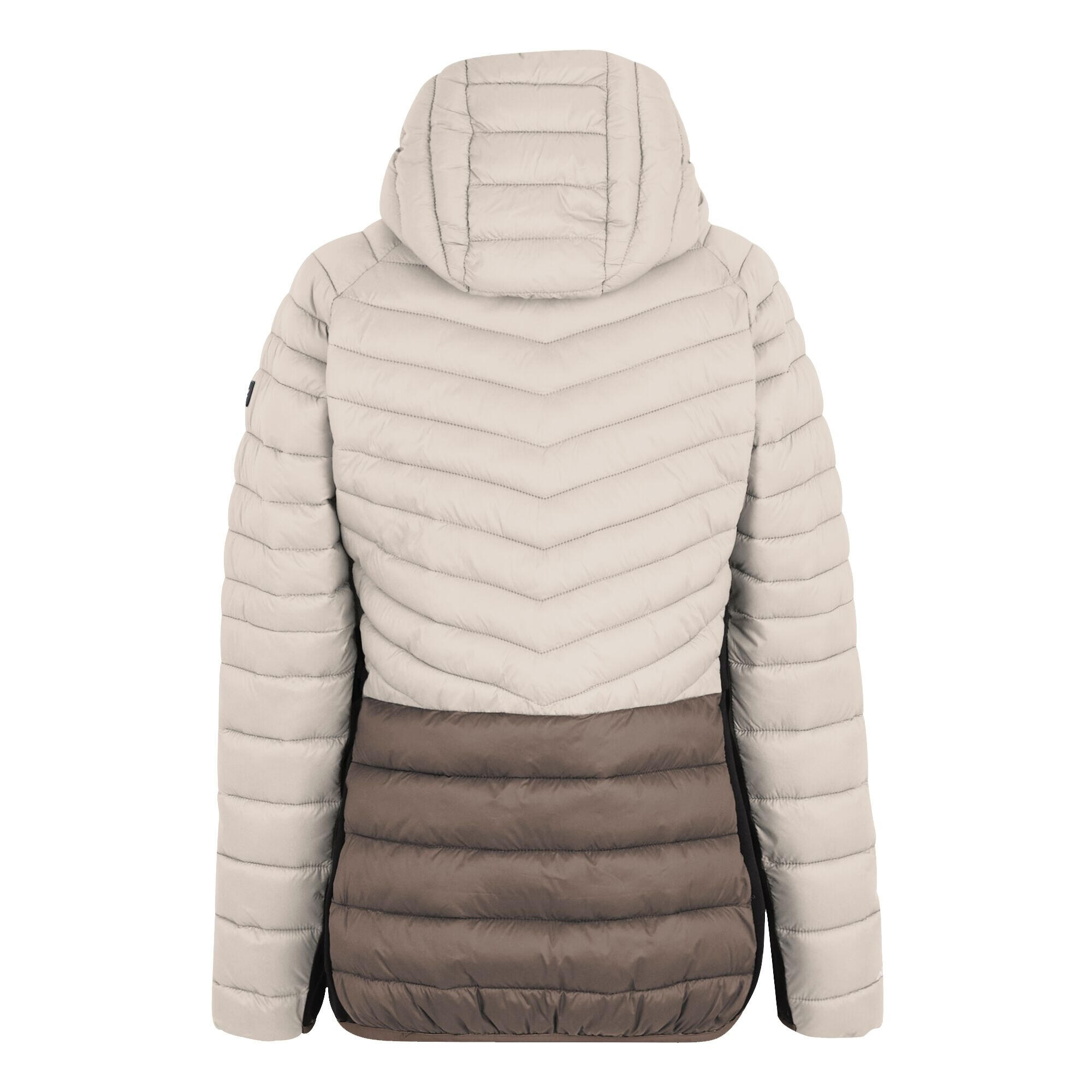 Chaqueta Acolchada Leedre para Mujer Perfectamente Pálido, Moca, Negro 2/4