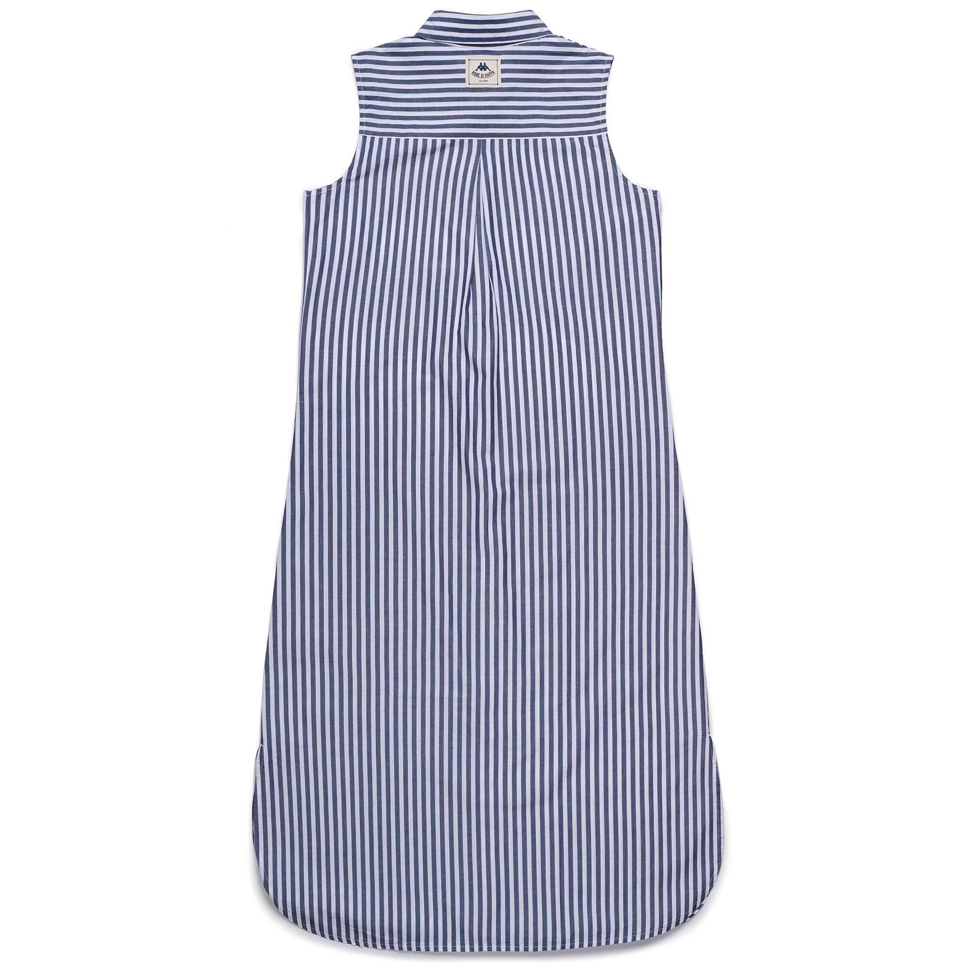 Vestito da donna in cotone blu da casual 2/2