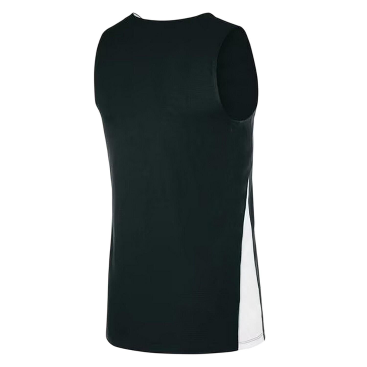 Maglia Da Pallacanestro Scollo A V Senza Maniche Bambini Nike Nero Bianco 2/3
