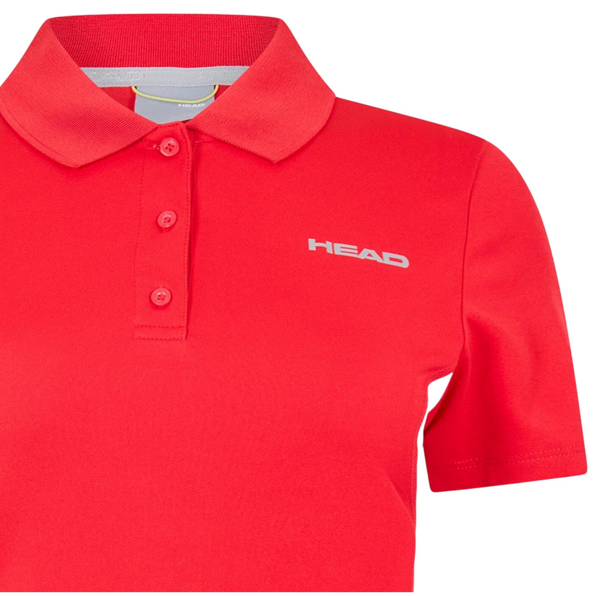Poloshirt für , Performance Damen Rot 4/4