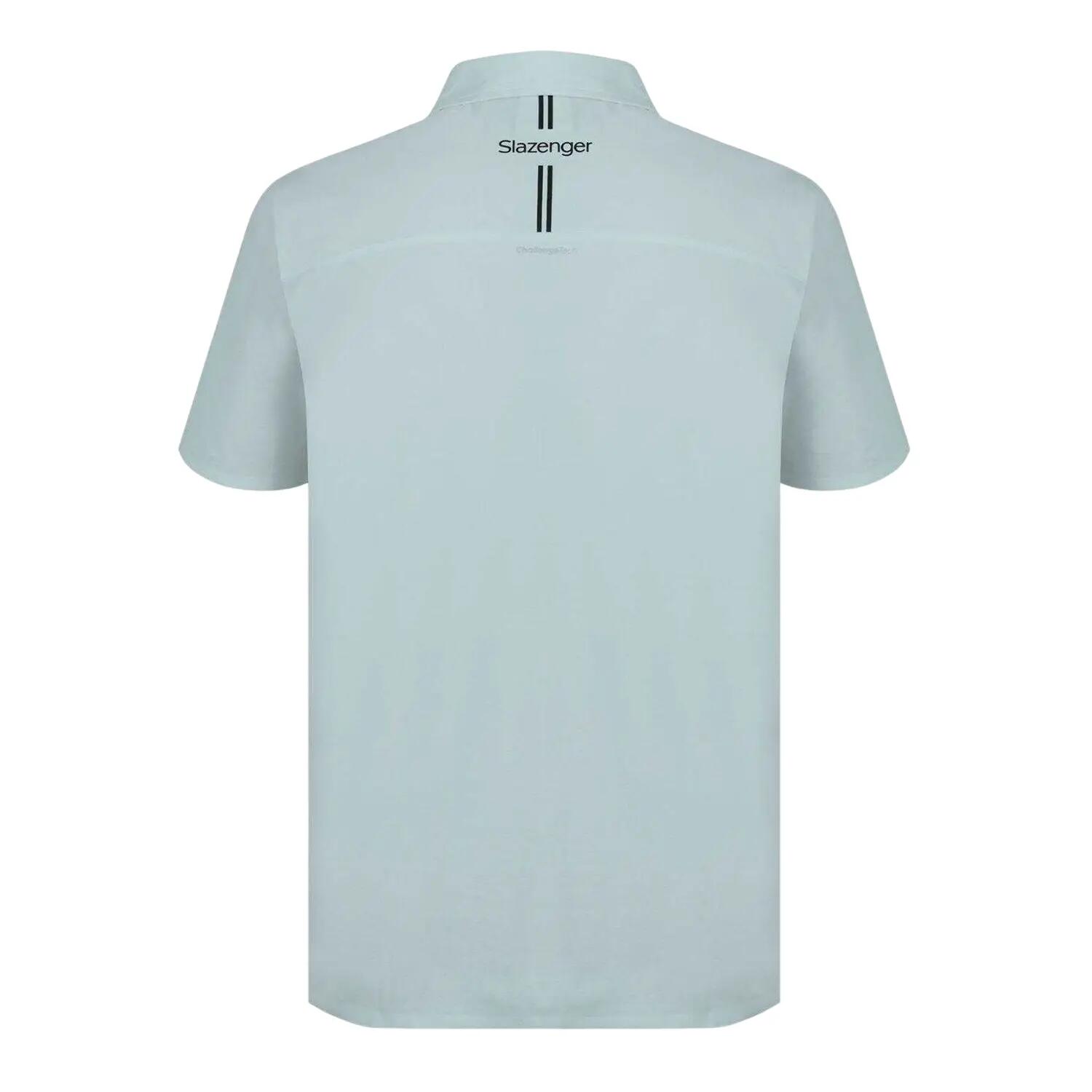 Polo Golf Motif/style Rayures Contrastées Homme (Gris) 2/3