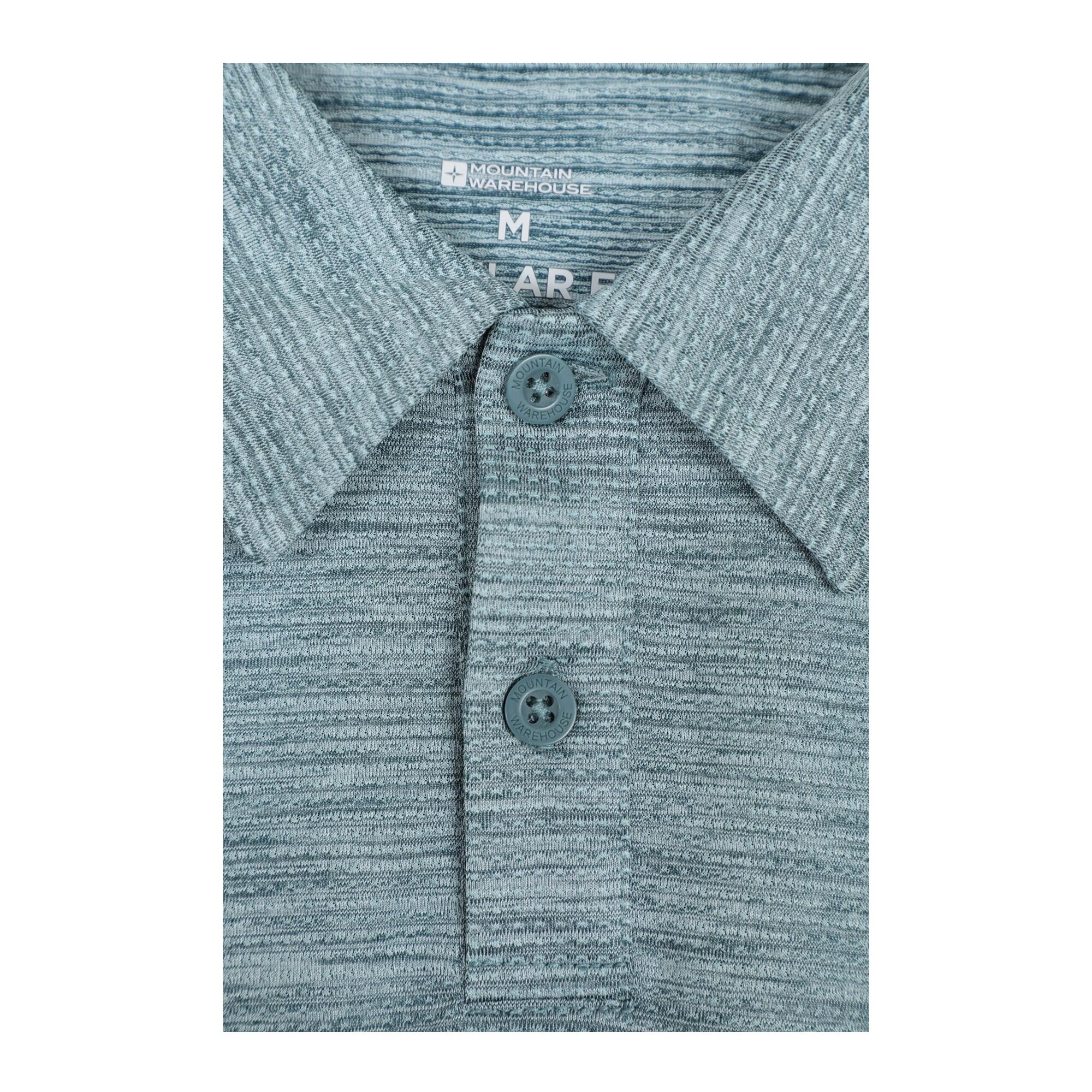 Polo Chiné Manches Courtes NOVA Homme (Bleu) 4/4