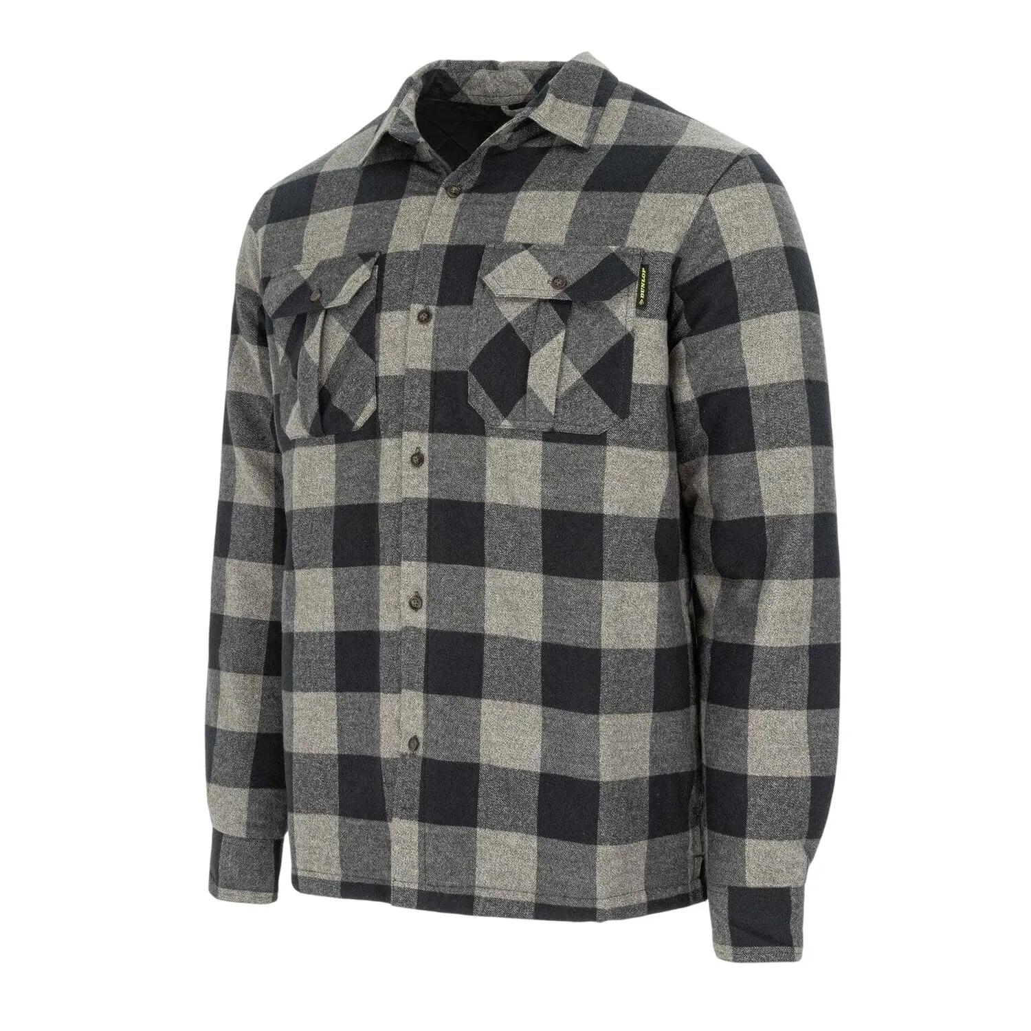 "Lumber" Hemd für , Flanell Herren Grau/Schwarz 3/3