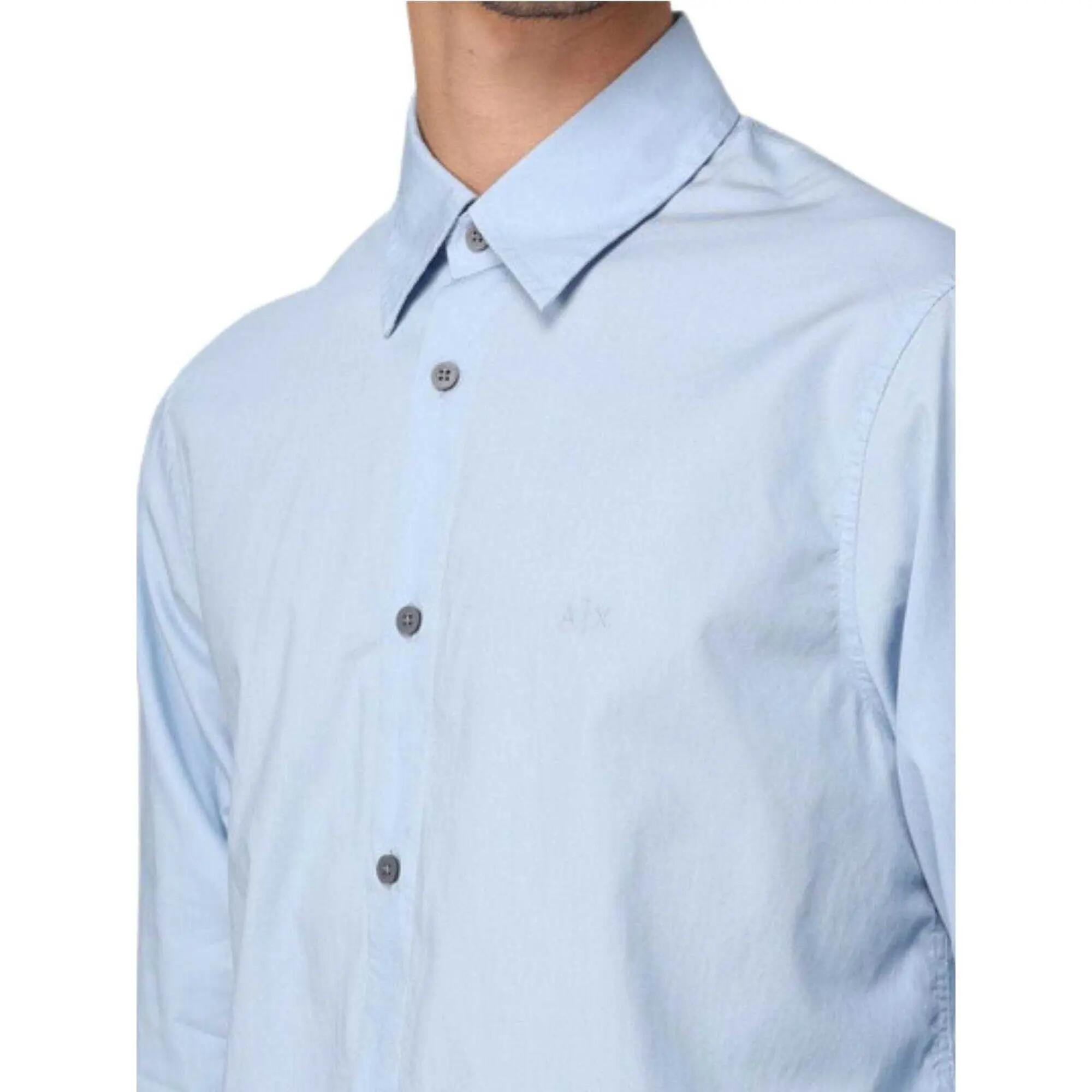 Camicia Soffice Uomo Armani Exchange Blu 3/3