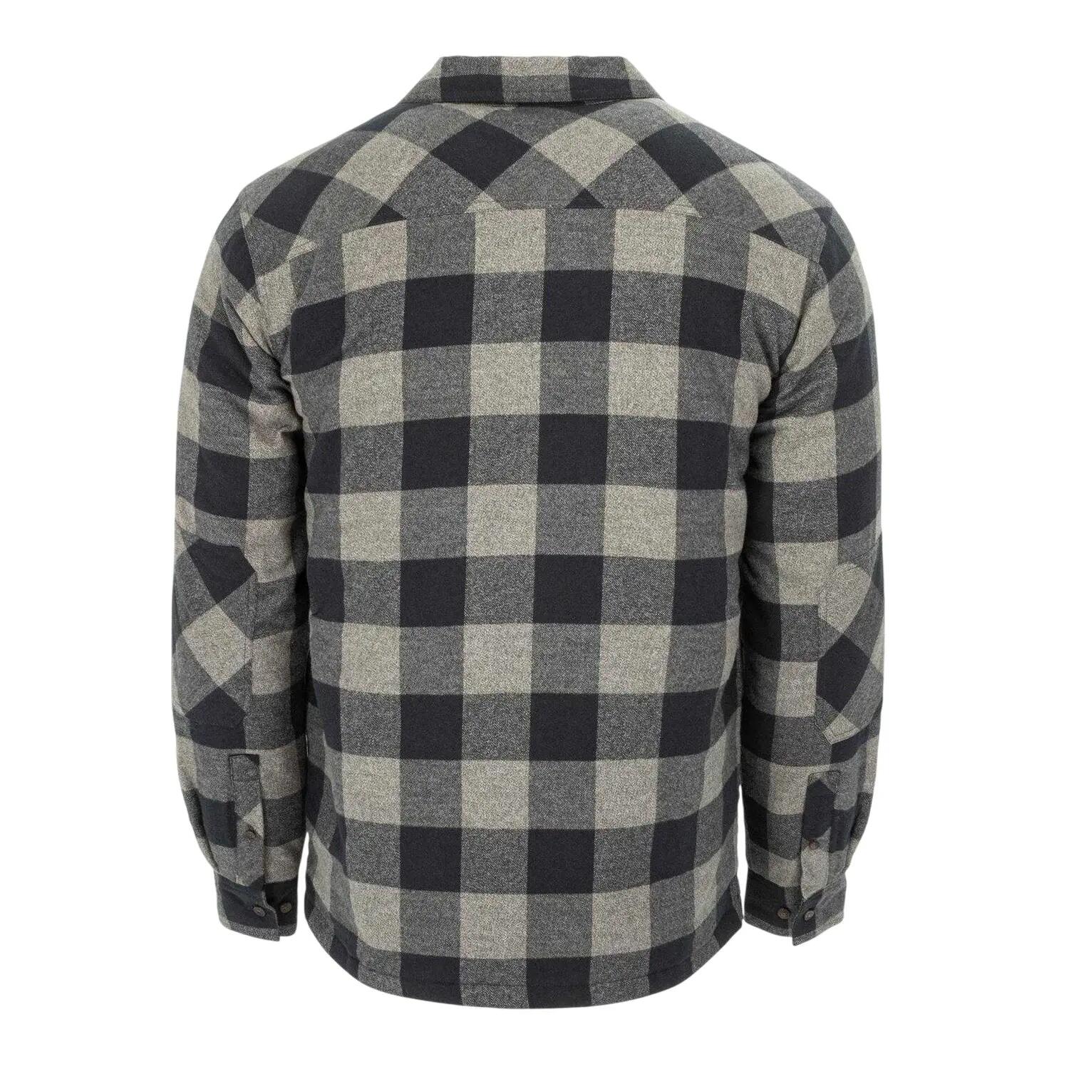 "Lumber" Hemd für , Flanell Herren Grau/Schwarz 2/3