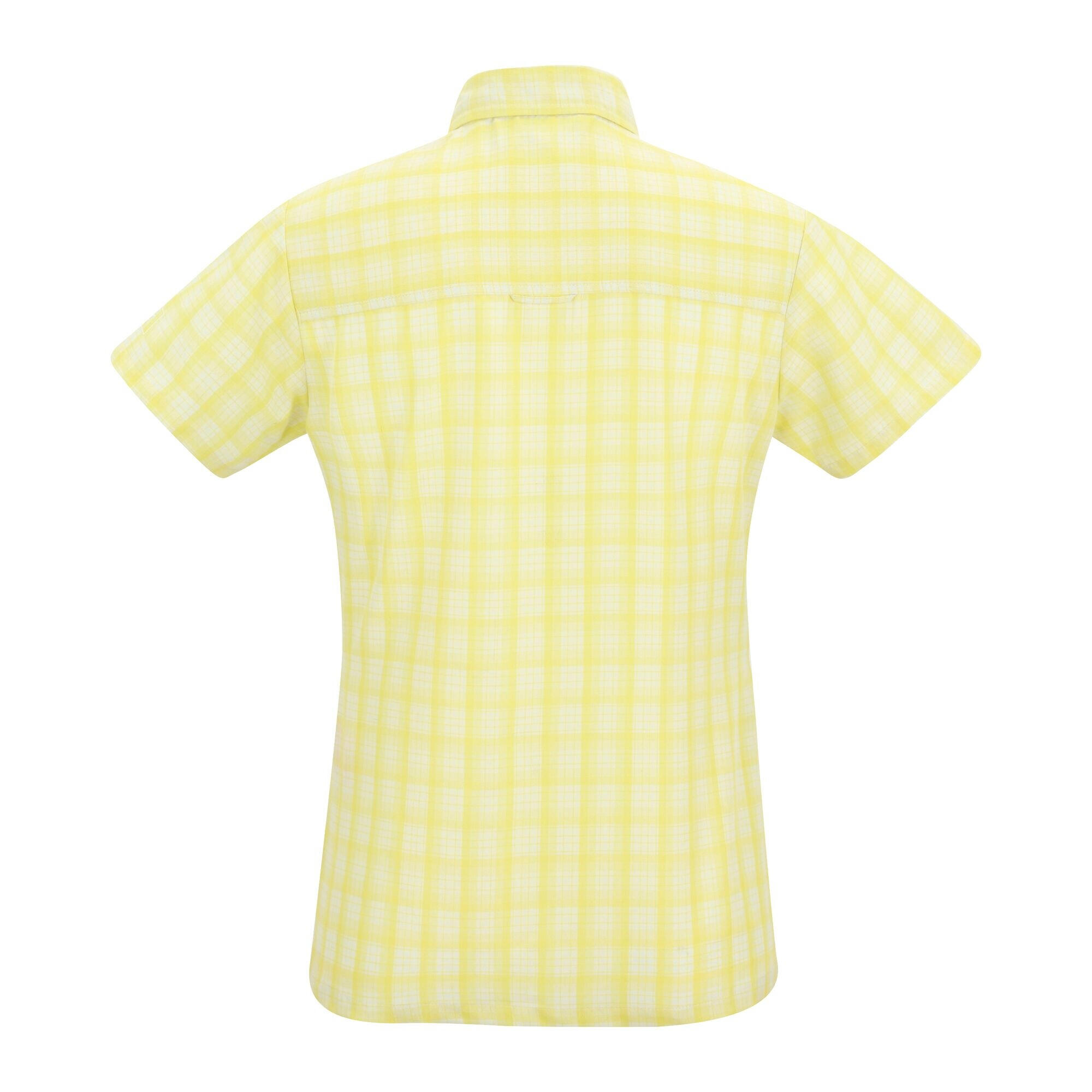 Camicia Maniche Corte Donna Regatta Mindano VIII A Malapena Bianco Giallo 3/5