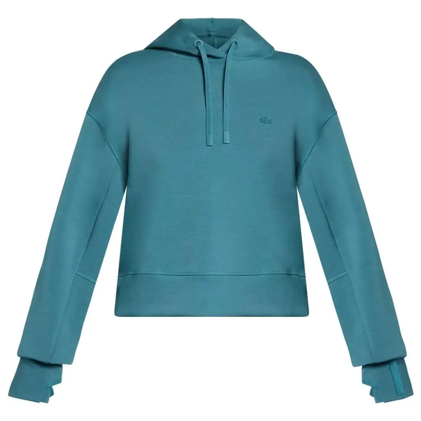 Sweat À Capuche Avec Cordons Femme (Sarcelle) 2/4
