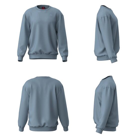 Felpa da uomo in cotone blu da lifestyle