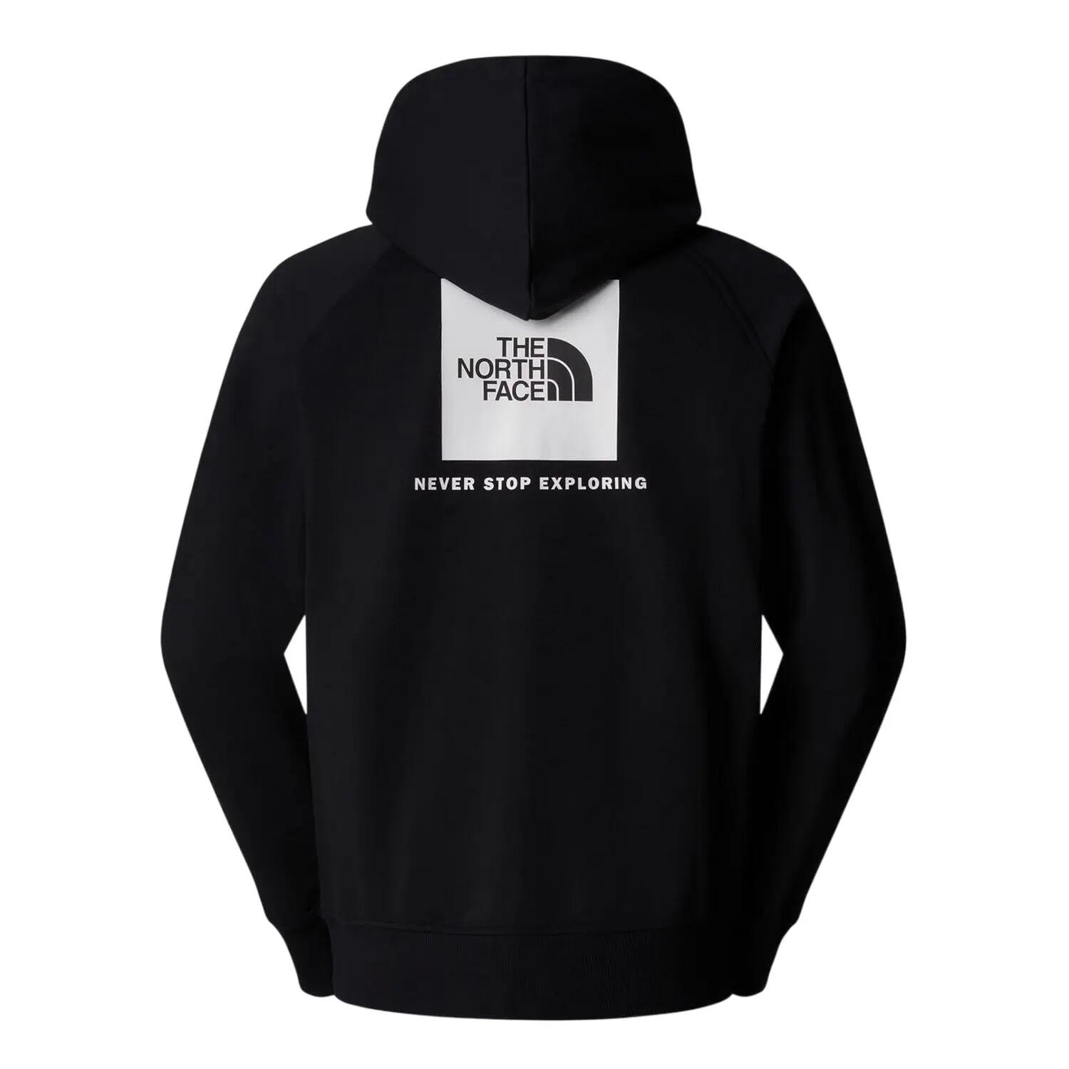 Felpa Con Cappuccio Cotone Uomo The North Face Never Stop Exploring Nero 3/5