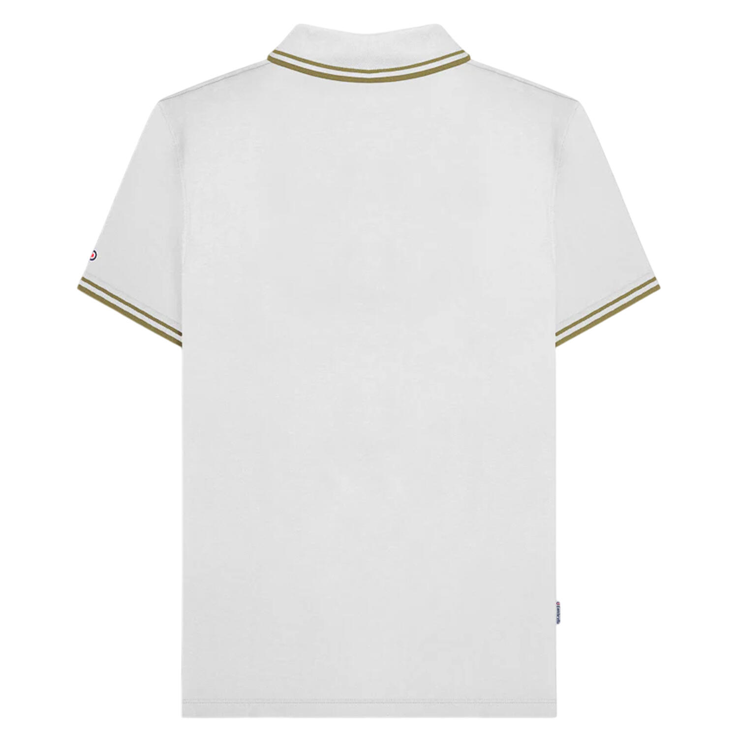 Polo SS25 Homme (Blanc / Marron Clair) 3/3