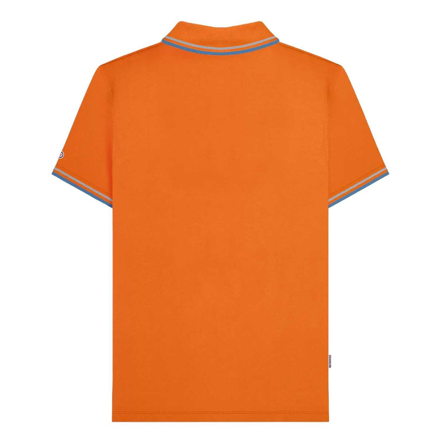 Polo SS25 Homme (Orange / Ciel) 3/3