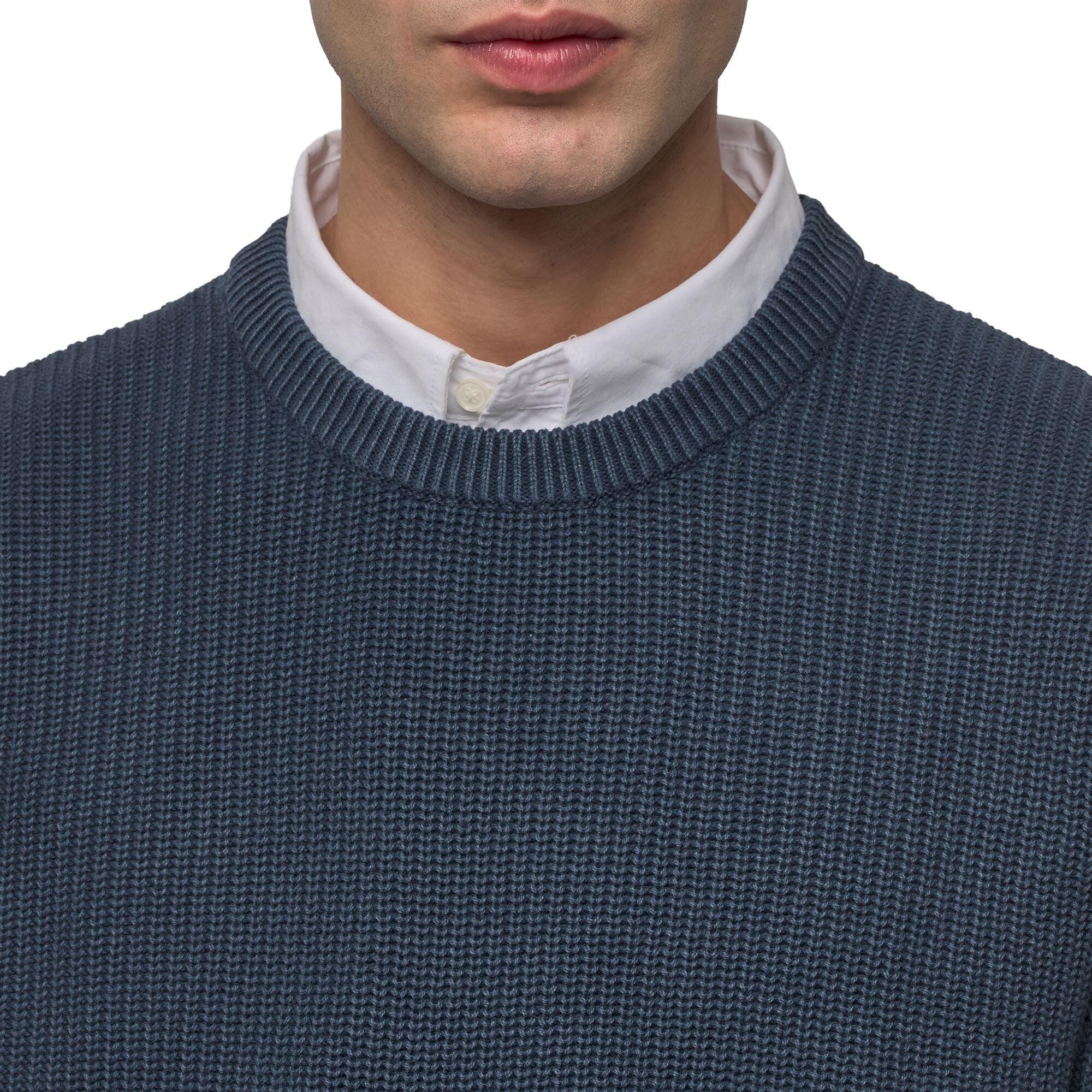 Maglione da uomo in cotone blu da casual 6/6