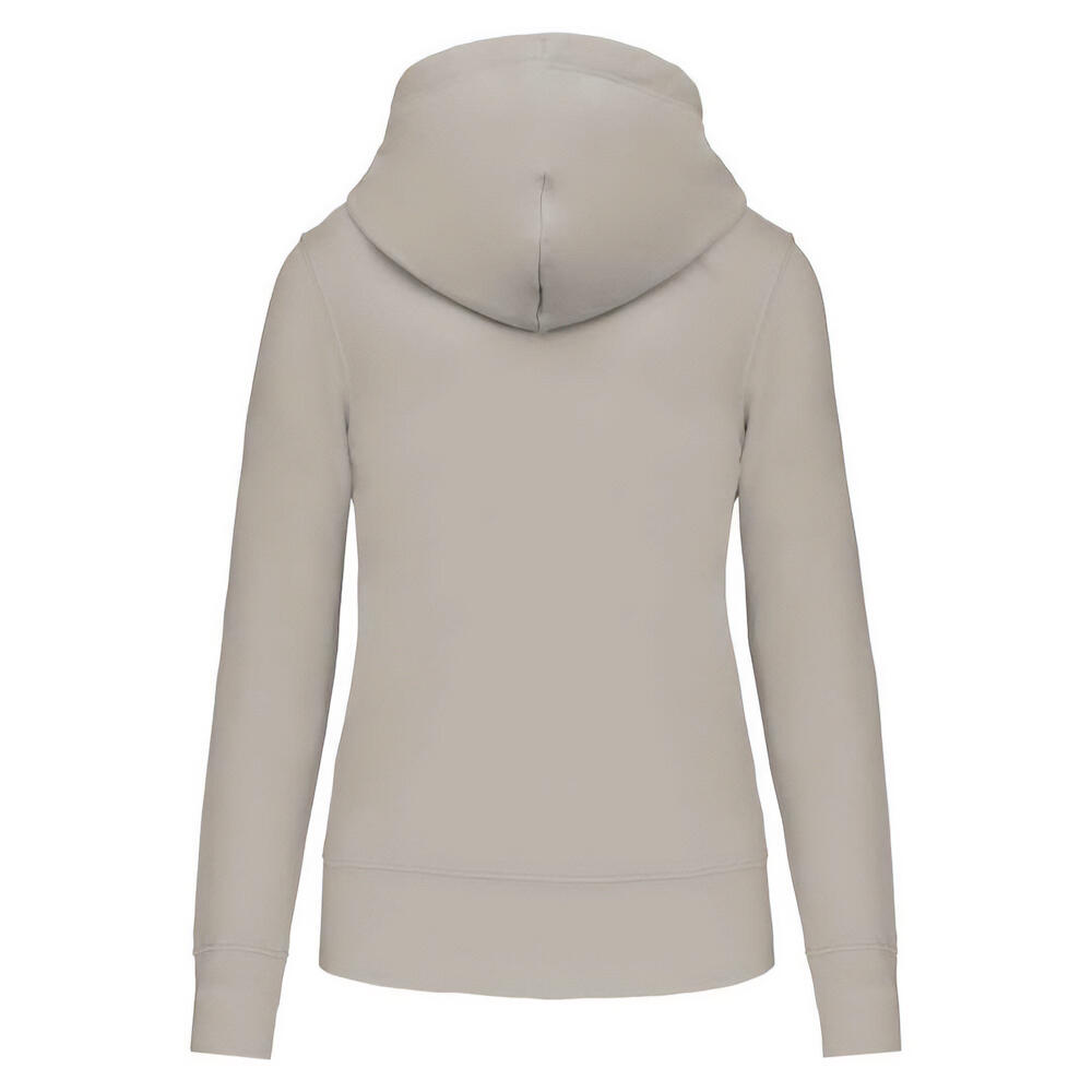 Felpa Con Cappuccio E Zip Intera Donna Kariban Argilla 2/3