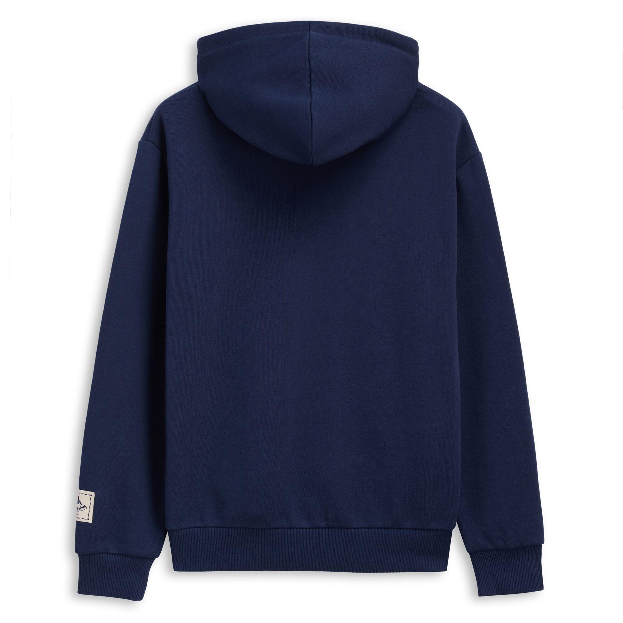 Felpa da donna in cotone blu da casual 2/3