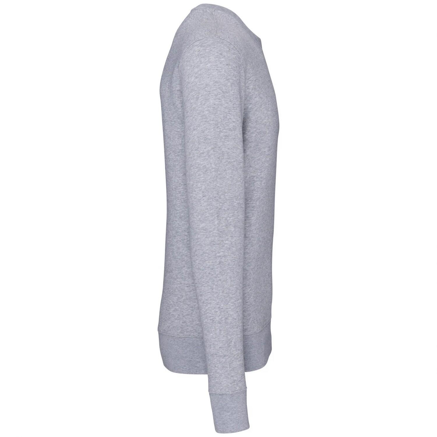 Sweatshirt Rundhalsausschnitt für Kinder Hellgrau 3/3