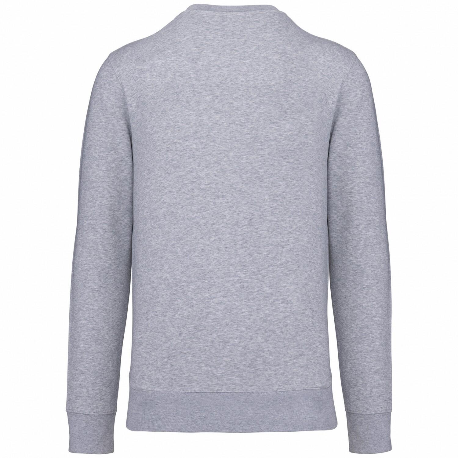 Sweatshirt Rundhalsausschnitt für Kinder Hellgrau 2/3