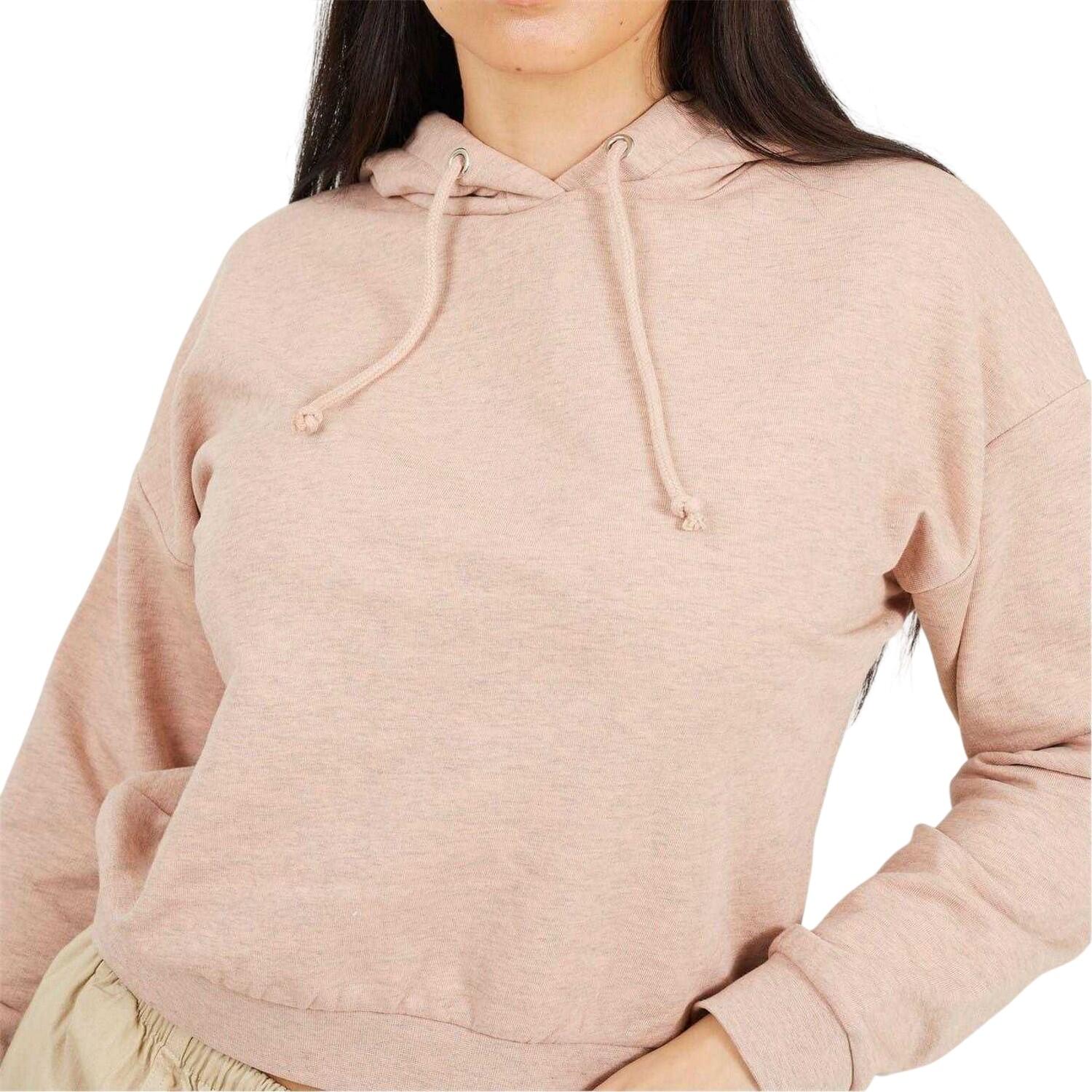 KurzHoodie für Damen Braungrau 4/5