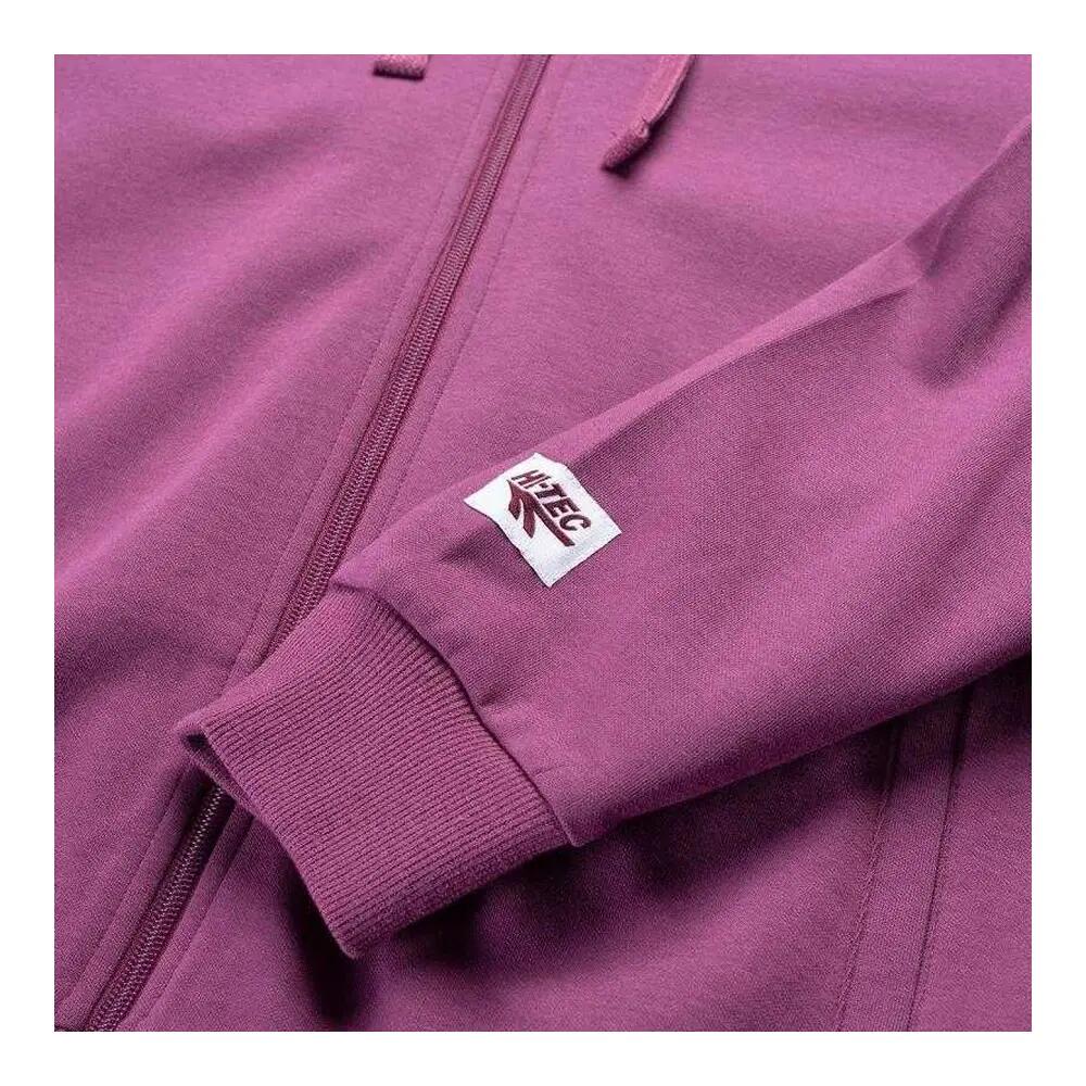 Felpa Con Cappuccio E Zip Intera Donna Hi-Tec Rigel Viola 4/5