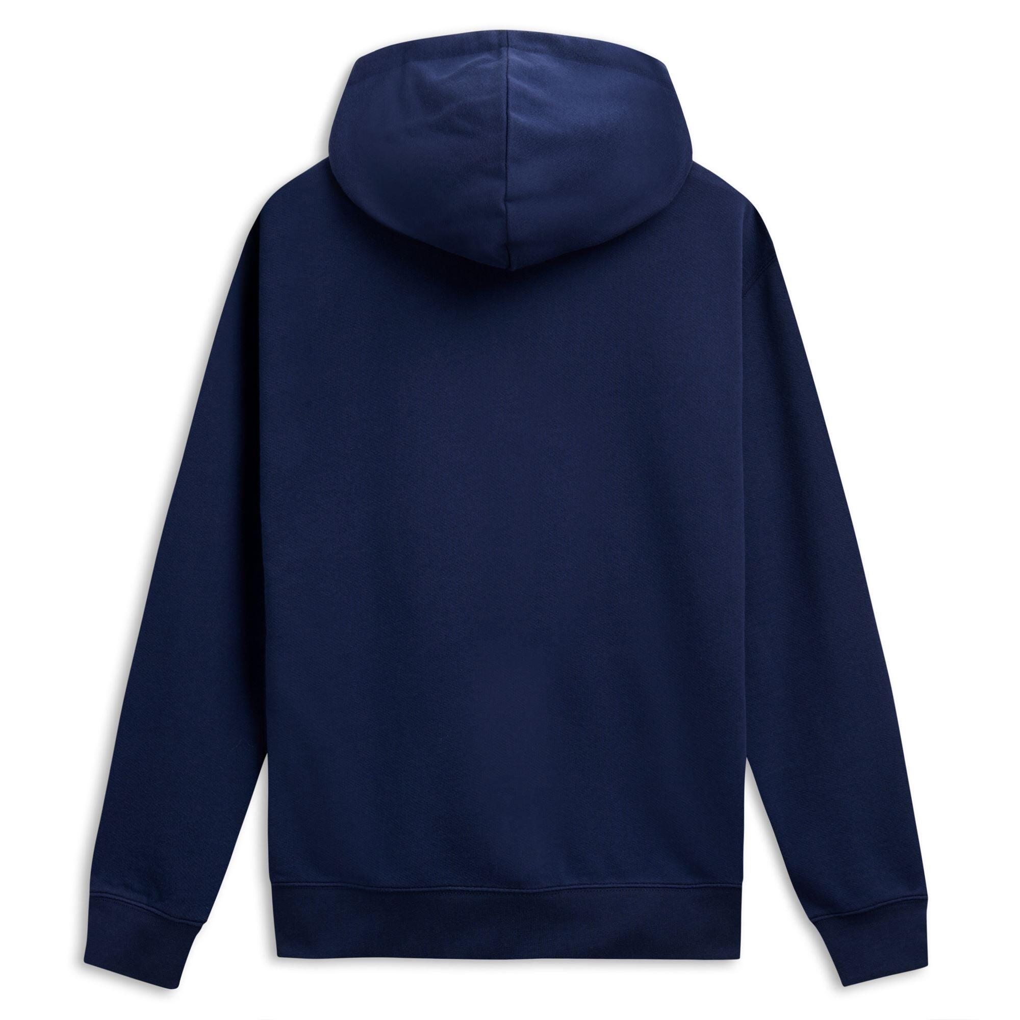 Felpa con zip da donna in cotone blu da lifestyle 2/3