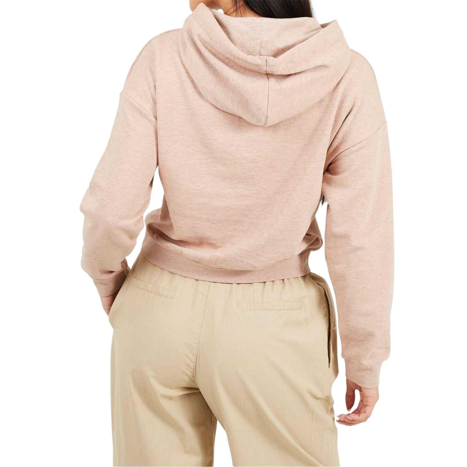 KurzHoodie für Damen Braungrau 3/5