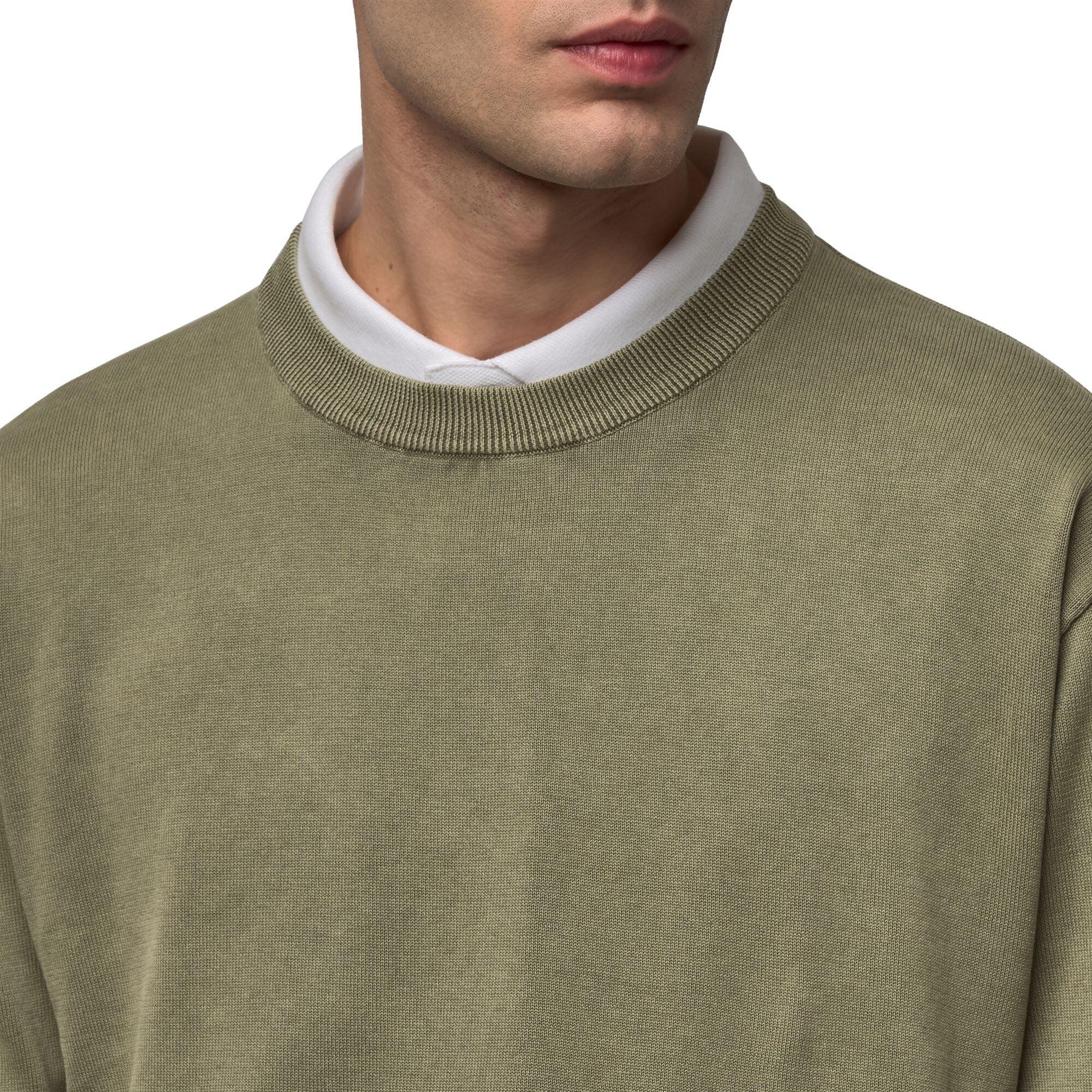 Maglione da uomo in cotone verde da casual 6/6