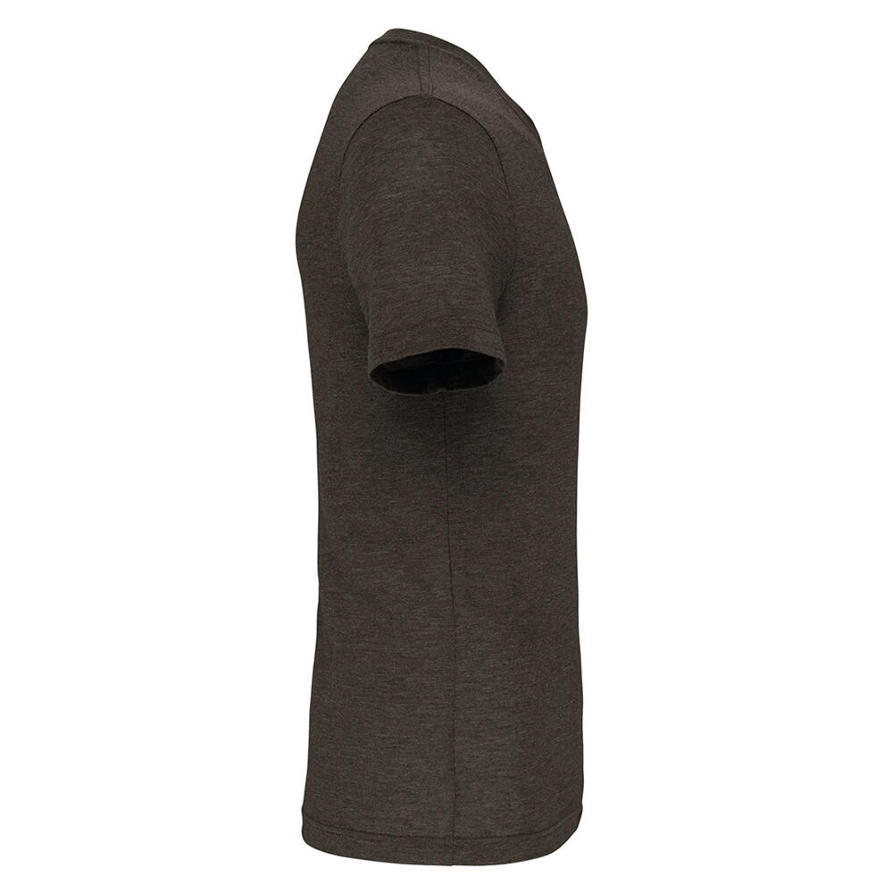 Mens Triblend Sports TShirt (Dark Khaki Heather) 3/3