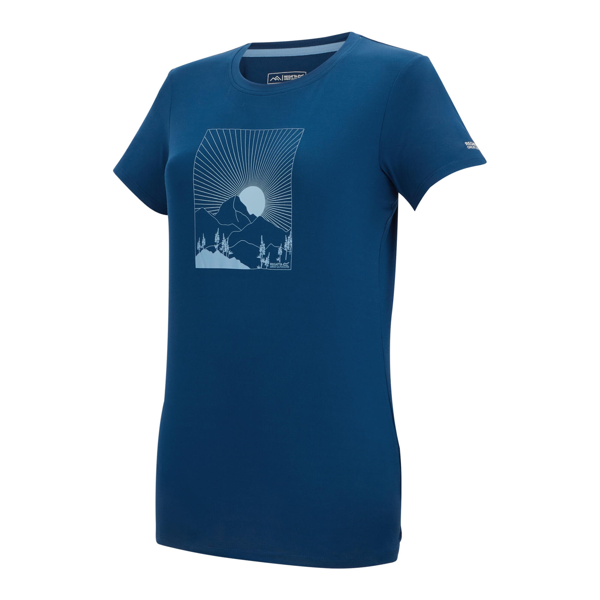 Koszulka Damska Fingal Moon Mountain Stretch T-shirt 3/4
