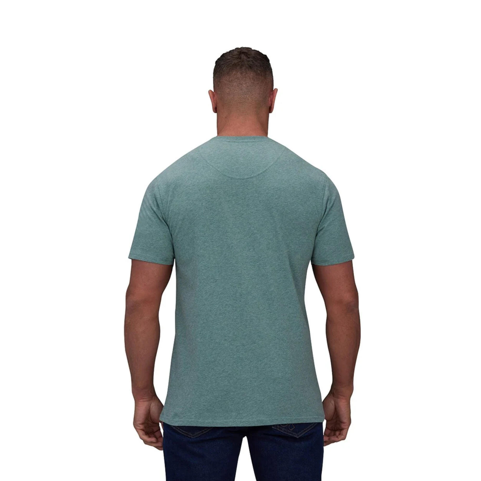 "Classic" TShirt für Herren Grün meliert 2/3