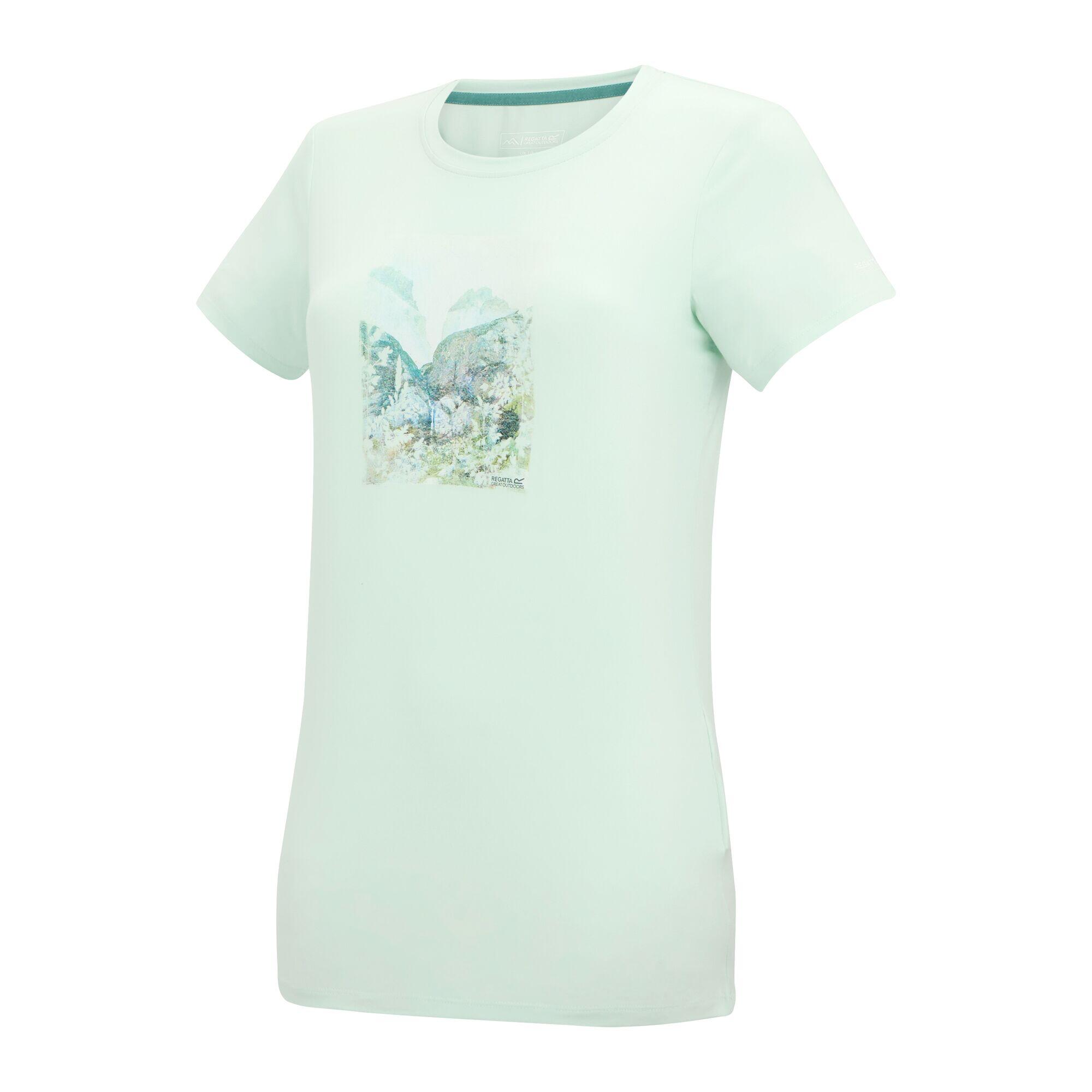 T-shirt Damski Graficzny Nadruk Rozciągliwa Fingal 3/4