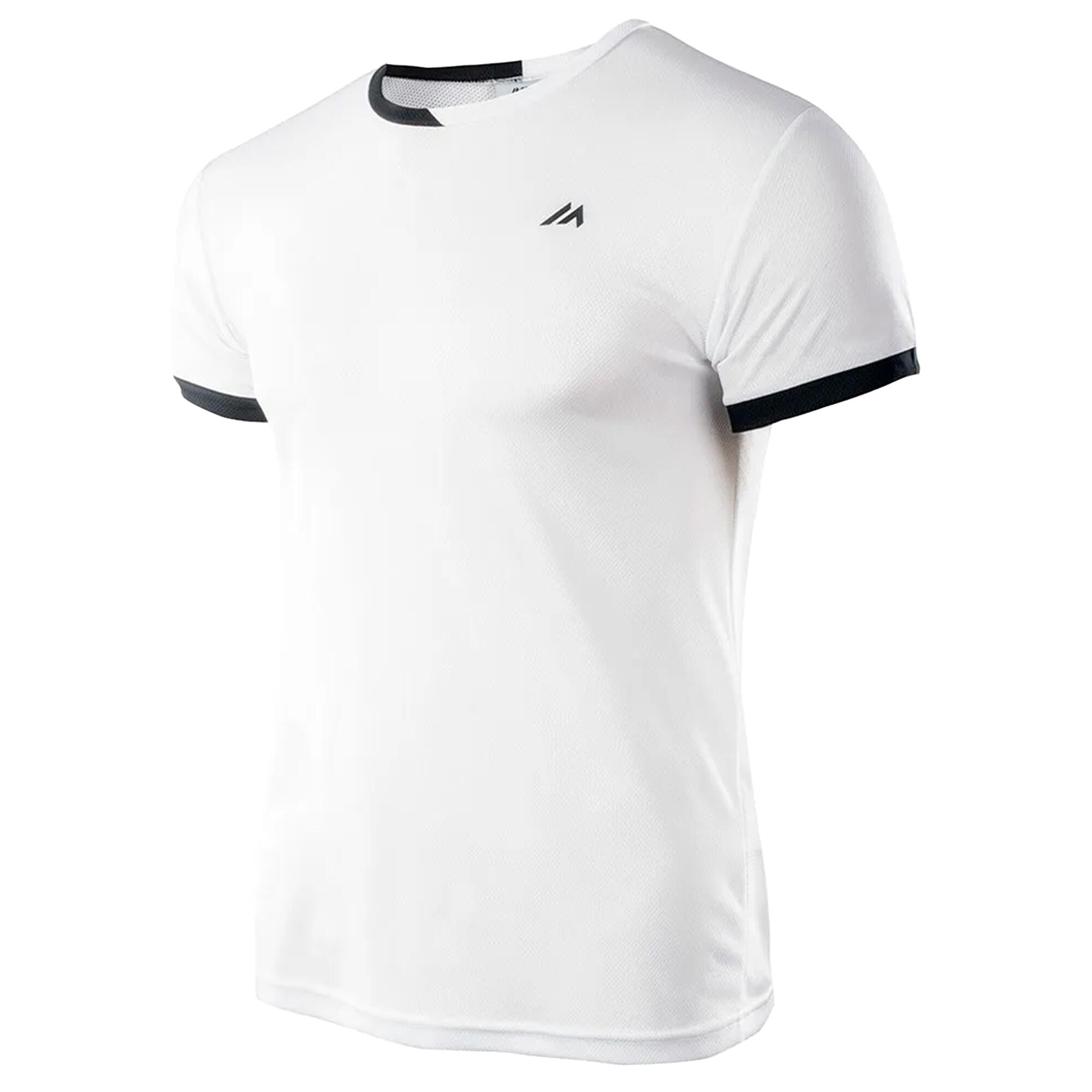 Camiseta Liberos para Hombre Blanco, Negro 3/4