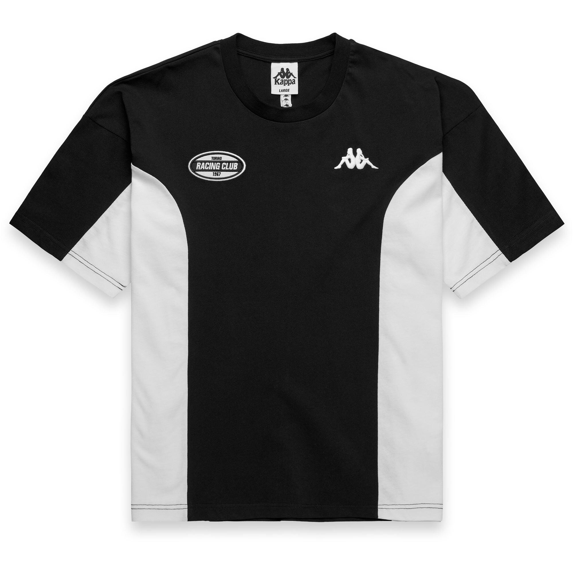 T-shirt da uomo in cotone nero da streetwear sportivo 2/5
