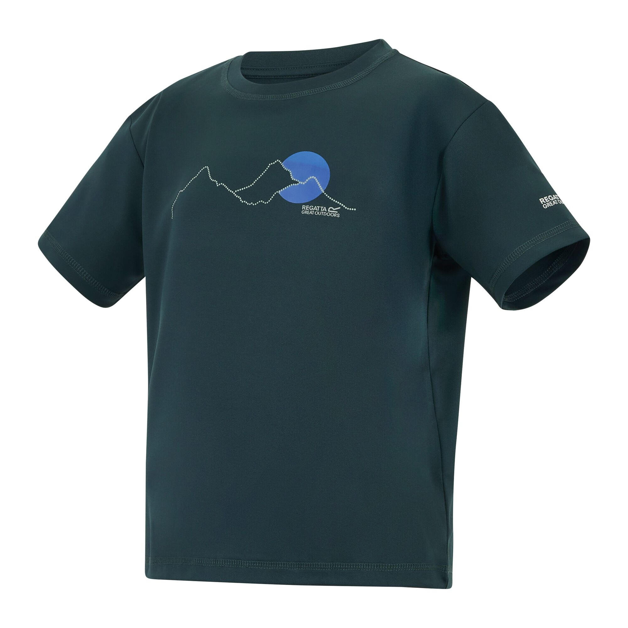 Tshirt Motif/style Imprimé Au Dos ALVARADO Enfant (Bleu Nuit Imprimé) 4/5