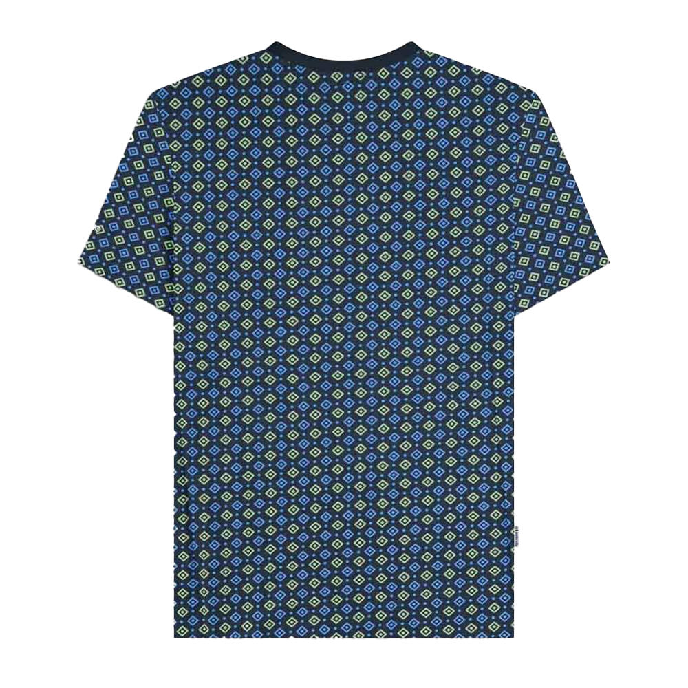 "SS25" TShirt für Herren Marine/Basilikum 3/4