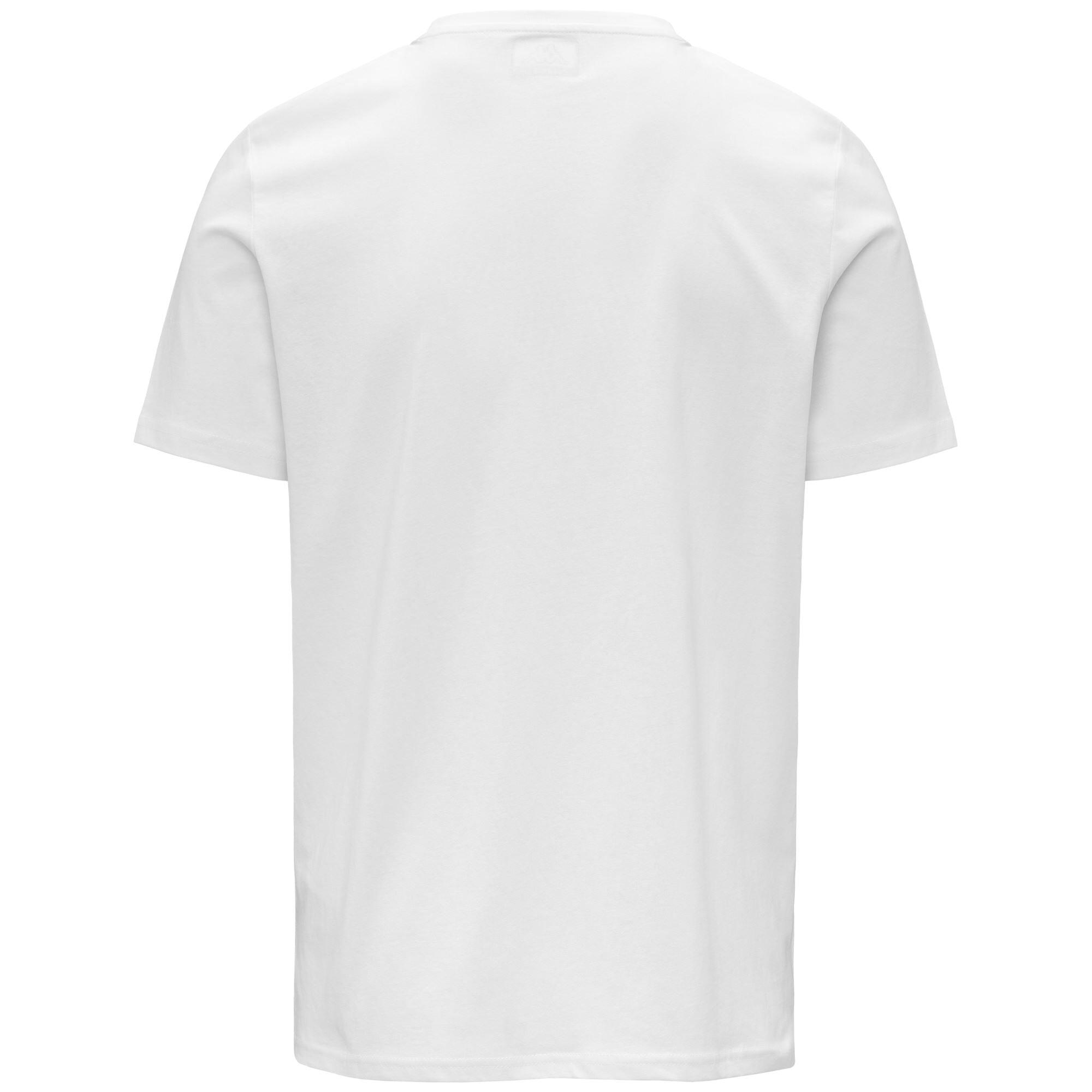T-shirt da uomo in cotone bianco da sportivo 3/3