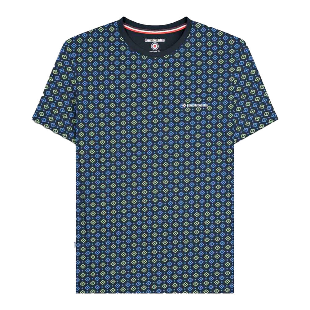 "SS25" TShirt für Herren Marine/Basilikum 2/4