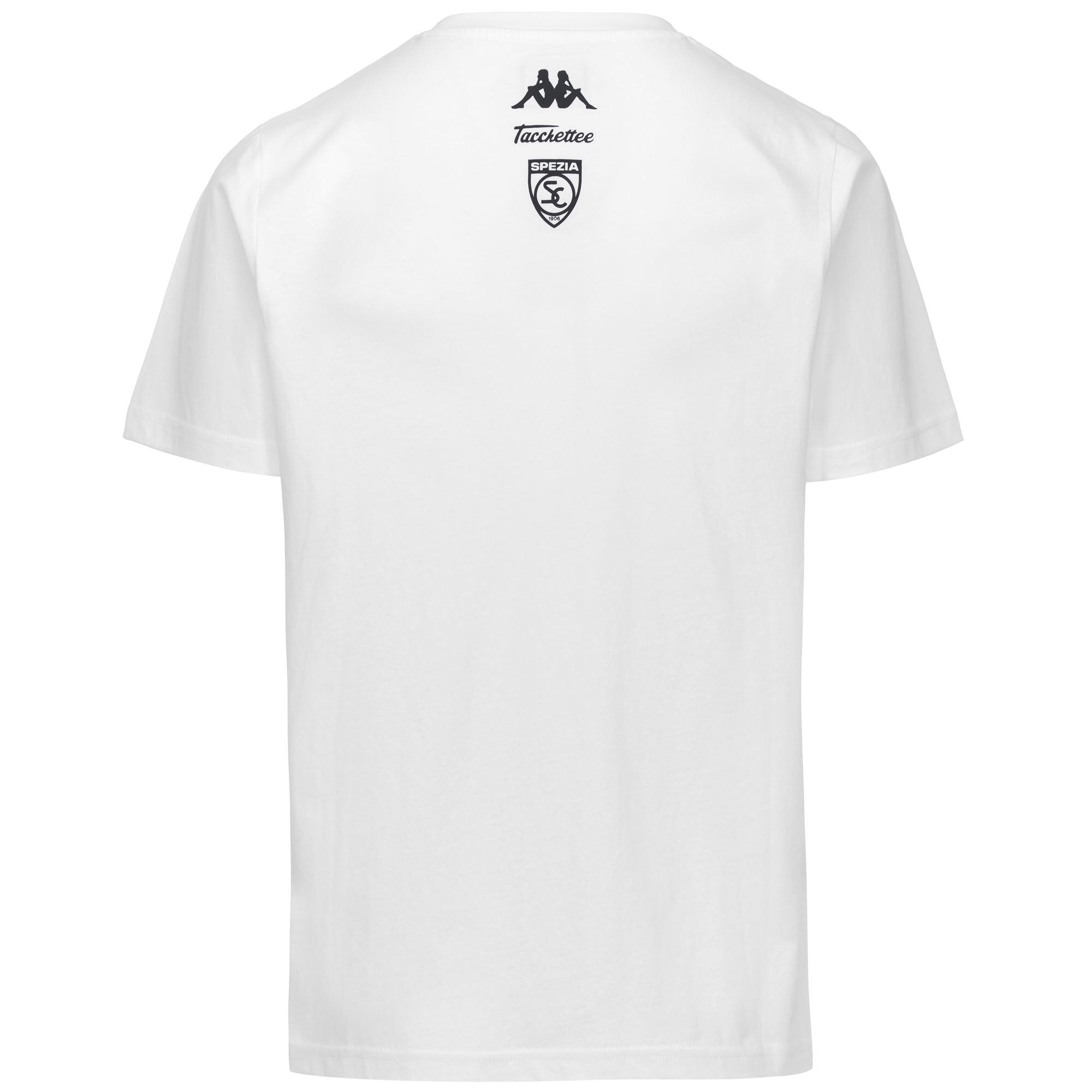 T-shirt da uomo in cotone bianco da calcio 3/3