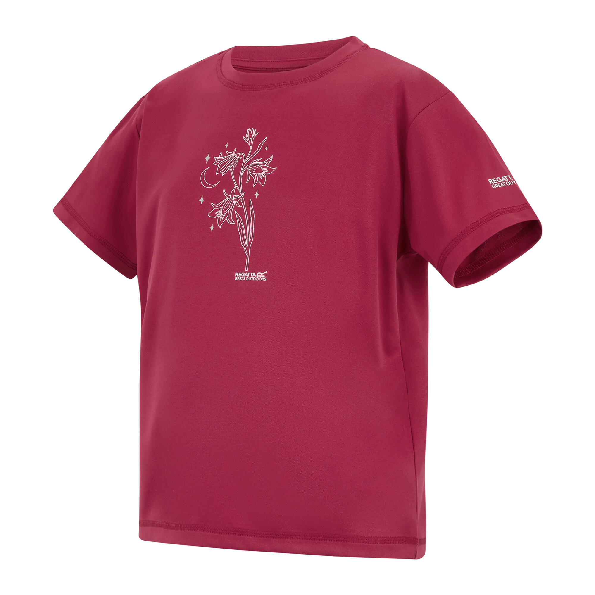 Camiseta Aria Diseño Margarita para Niños/Niñas Rosa Intenso 4/5