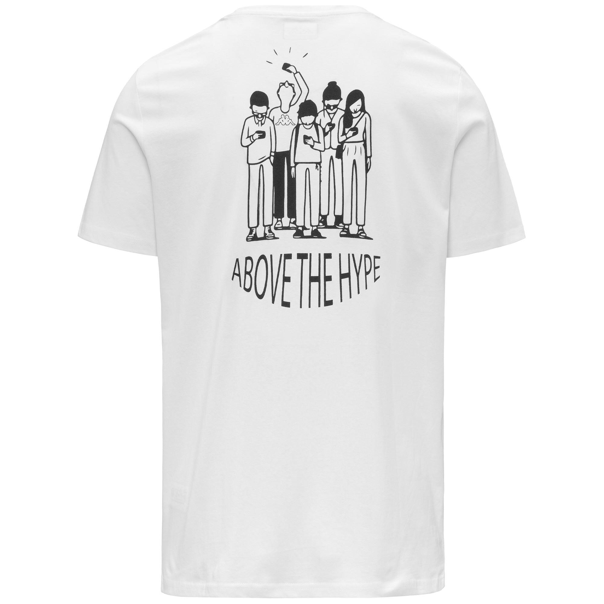 T-shirt da uomo in cotone bianco da sportivo 3/3