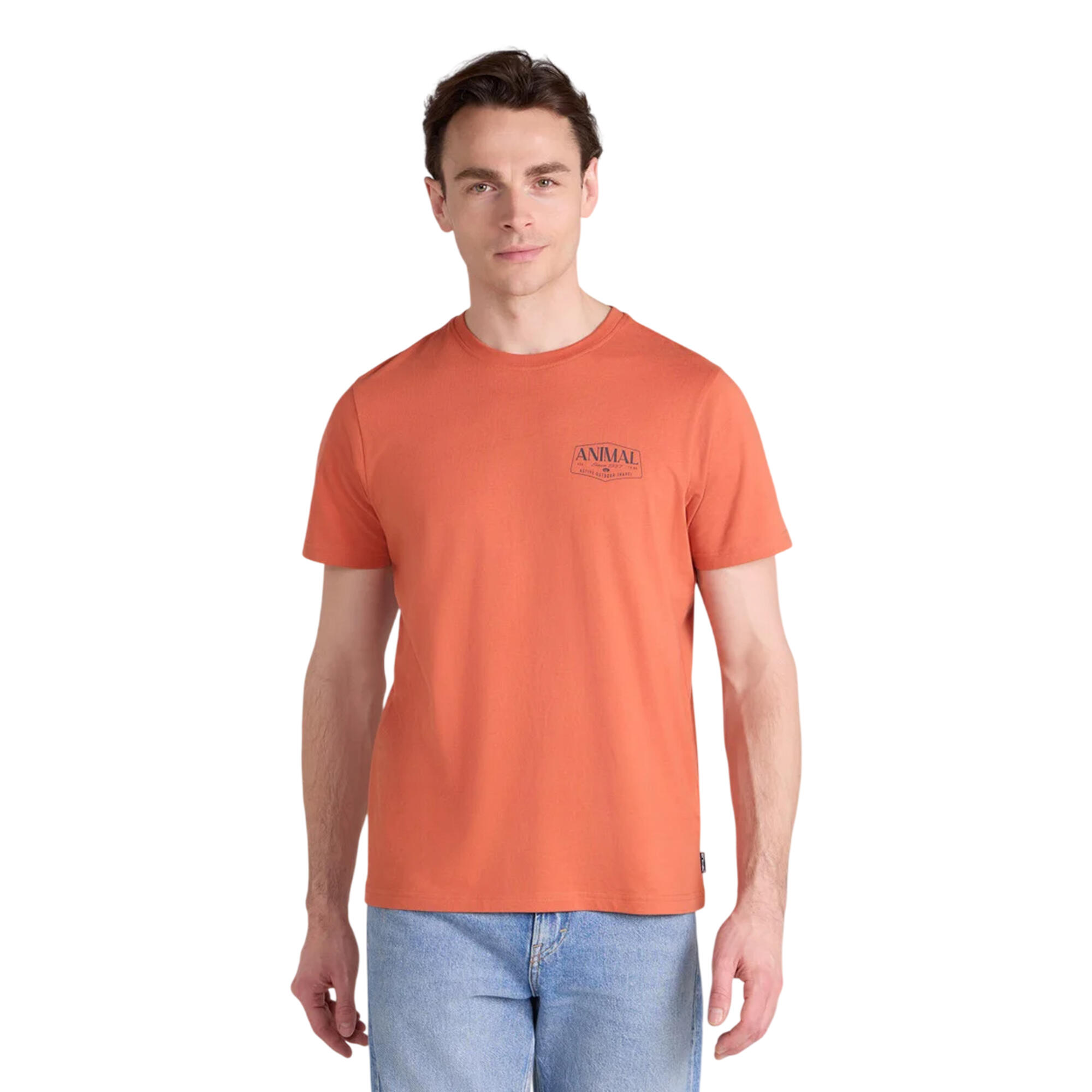 "Jacob" TShirt für , Logo Herren Leuchtend Orange 2/4