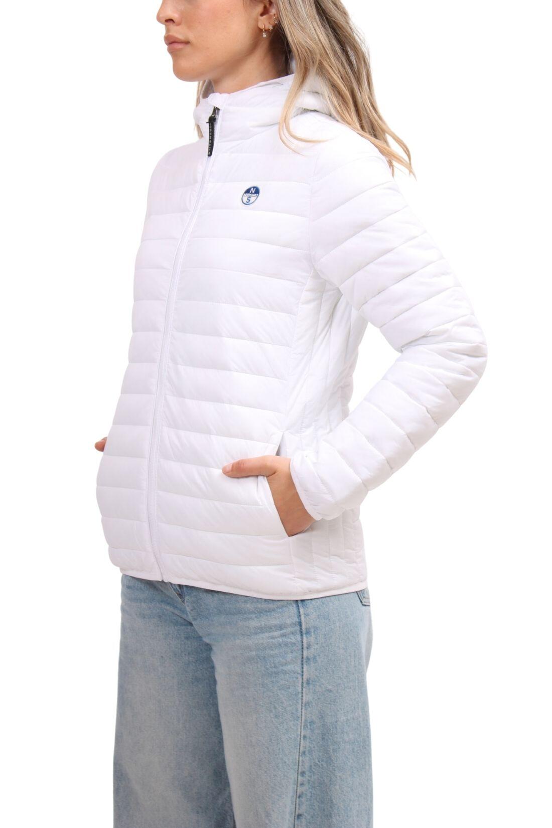 NORTH SAILS - Donsjack voor vrouwen Linette met logo, maat XL, kleur Wit 2/3