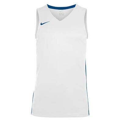 Maglia Da Pallacanestro Scollo A V Senza Maniche Bambini Nike Bianco Verde Pino