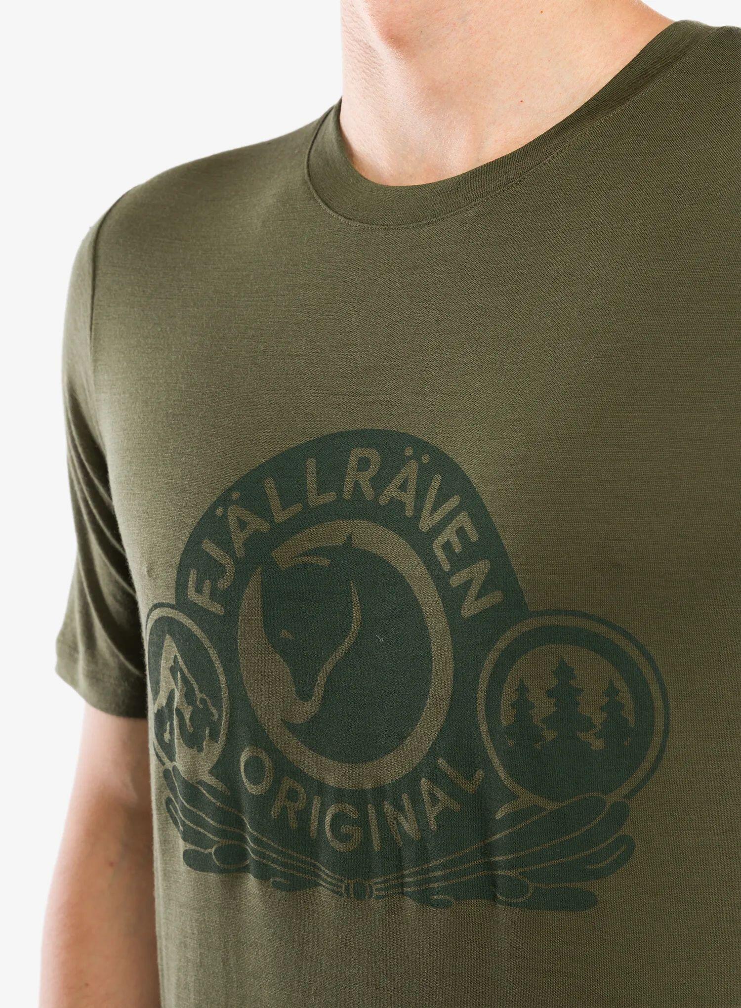 Koszulka z nadrukiem Fjallraven Abisko Wool Classic SS 7/7