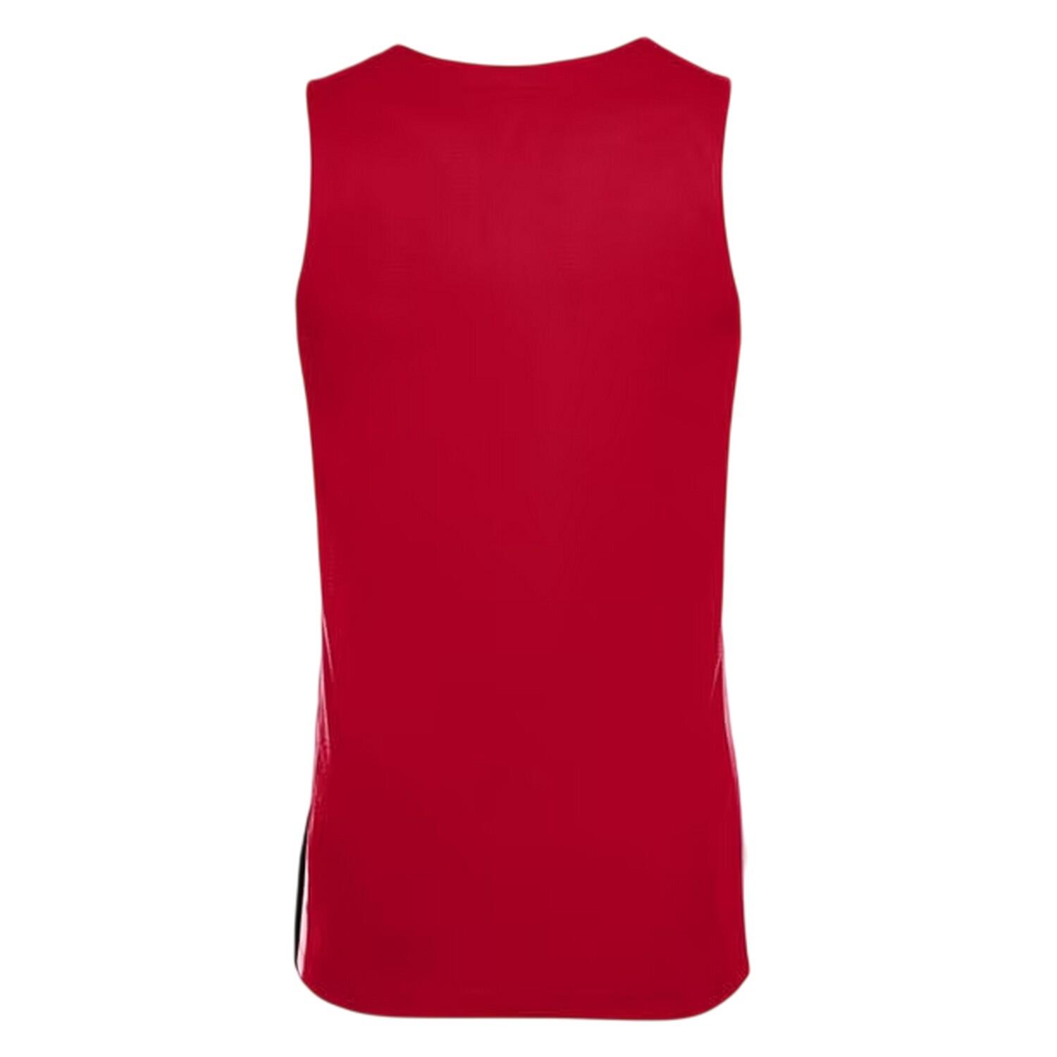 Maglia Da Pallacanestro Scollo A V Senza Maniche Bambini Nike Rosso Università 2/3
