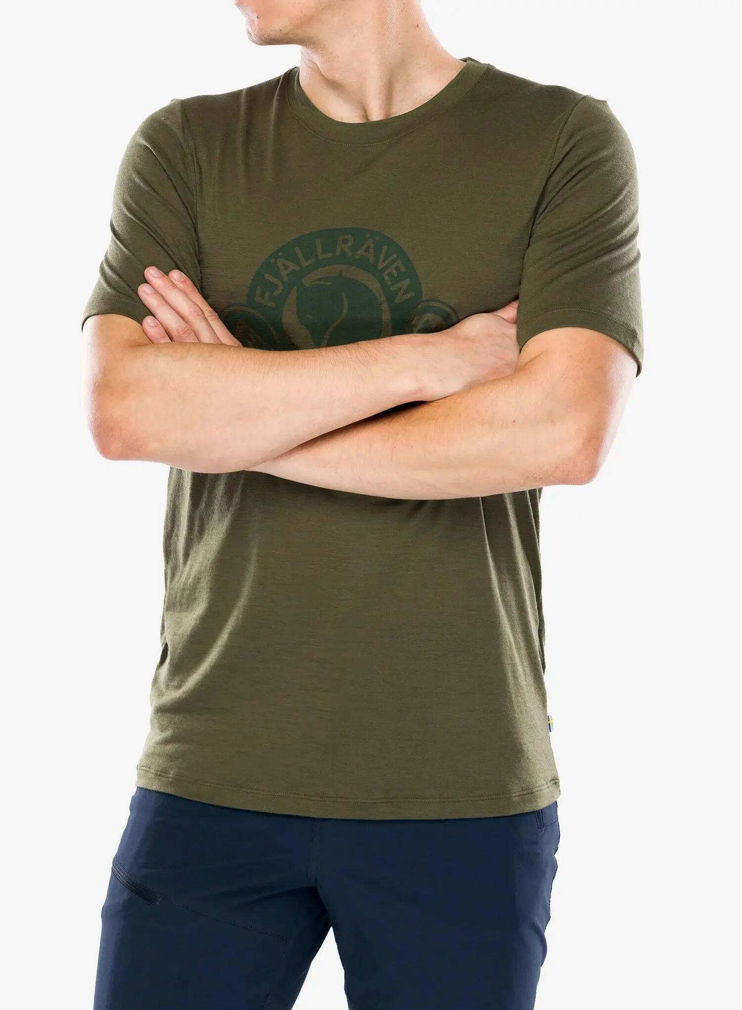 Koszulka z nadrukiem Fjallraven Abisko Wool Classic SS 6/7