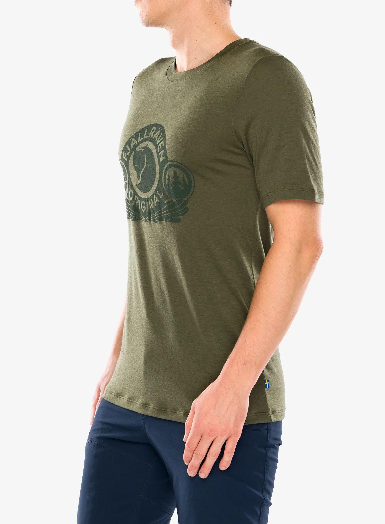 Koszulka z nadrukiem Fjallraven Abisko Wool Classic SS 5/7
